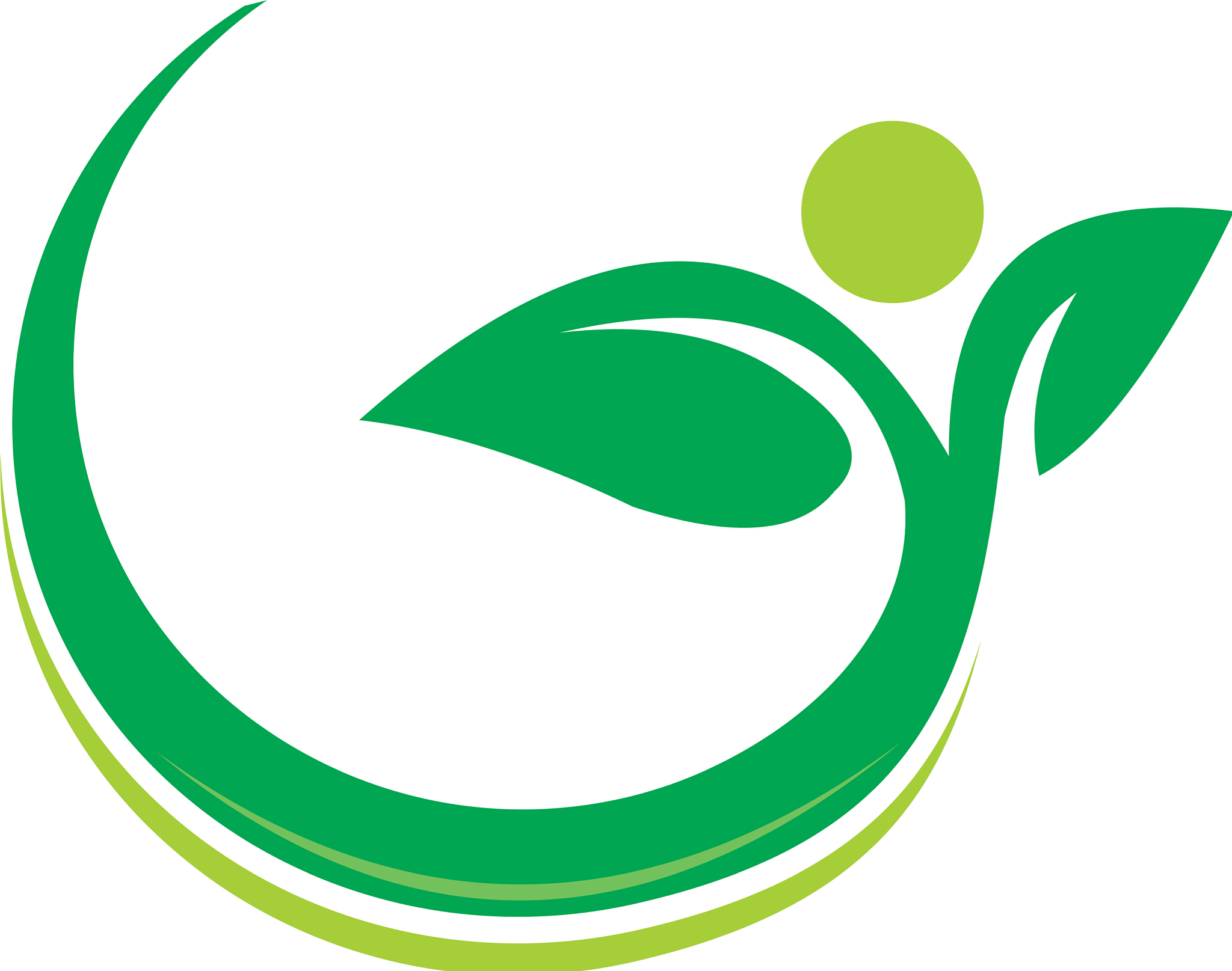 green leaf logo
