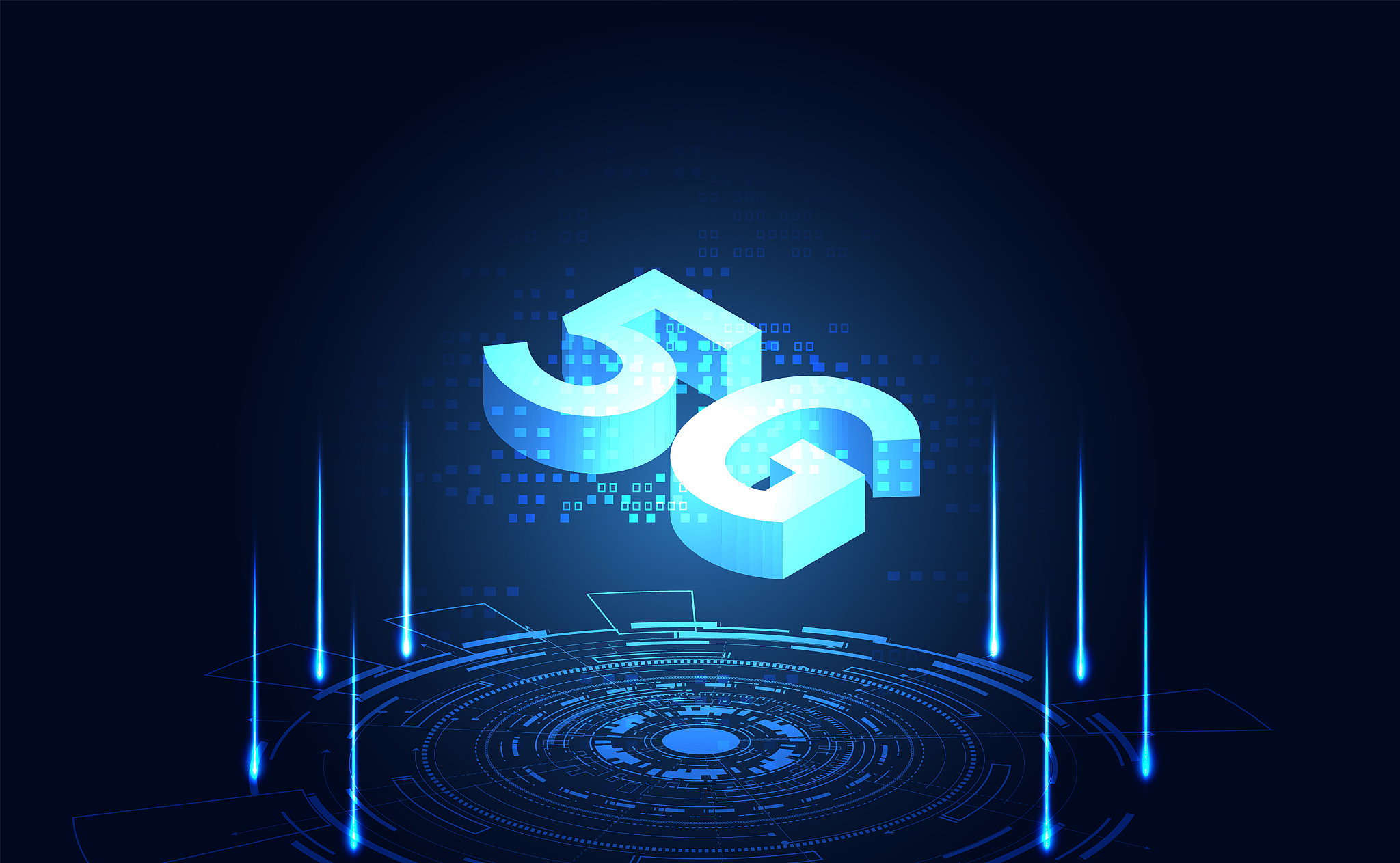 5g wireless internet technology concept background wifi communic