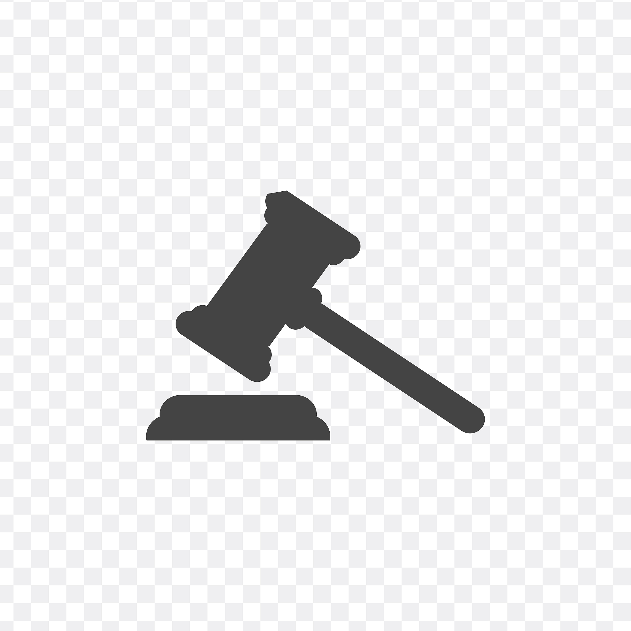 judge or auction hummer. flat style icon. stock vector illustrat