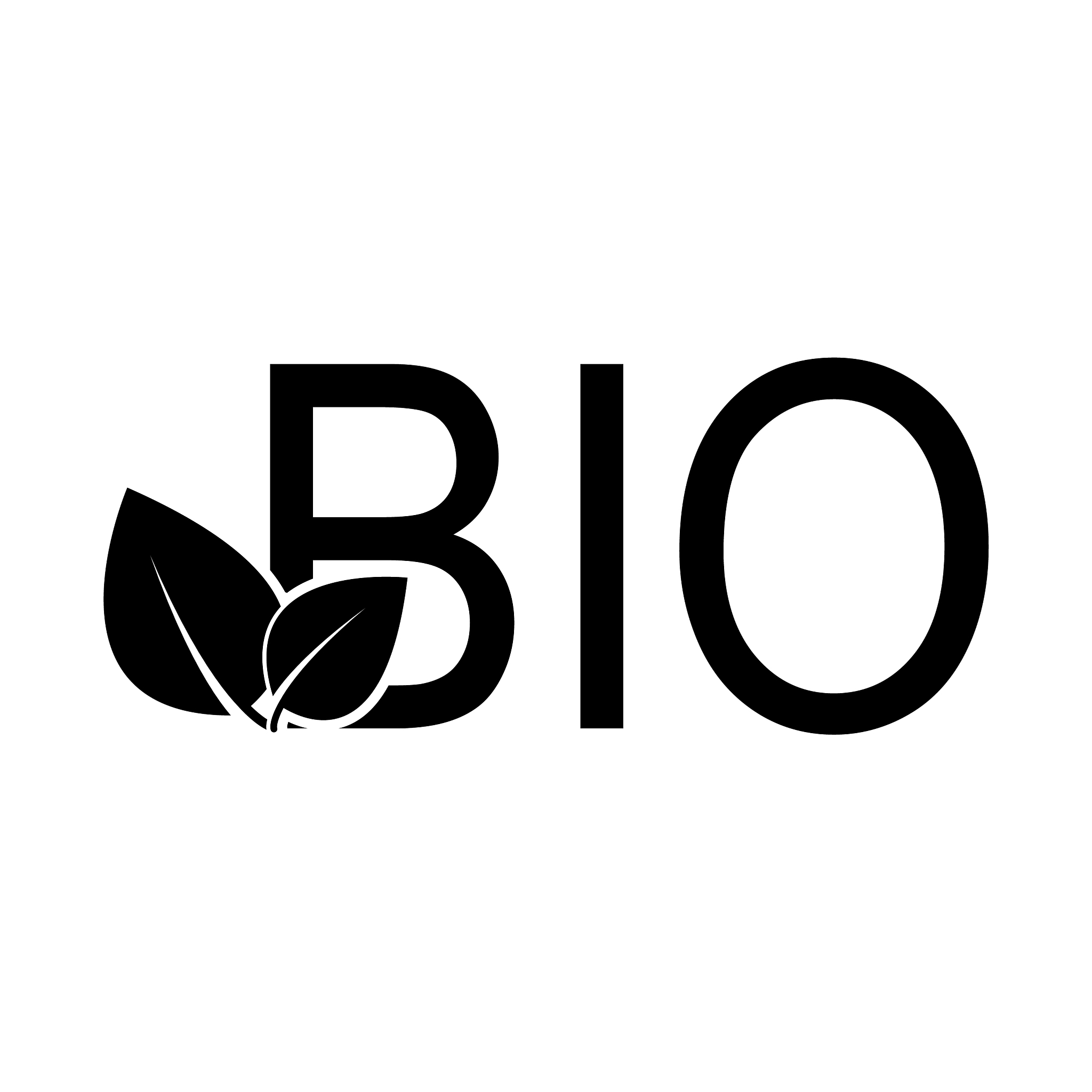 bio icon black sign