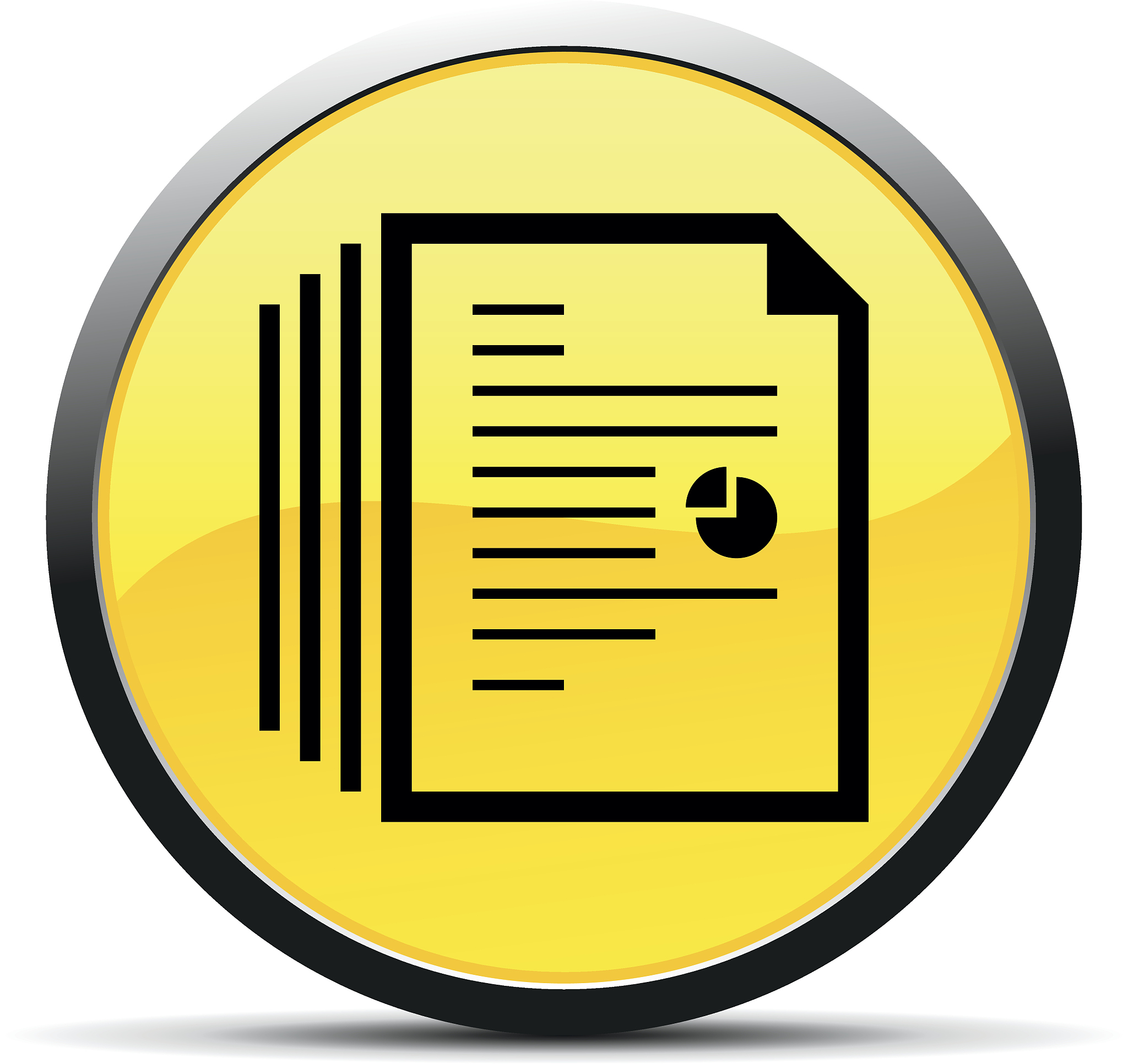 document icon on a round button.