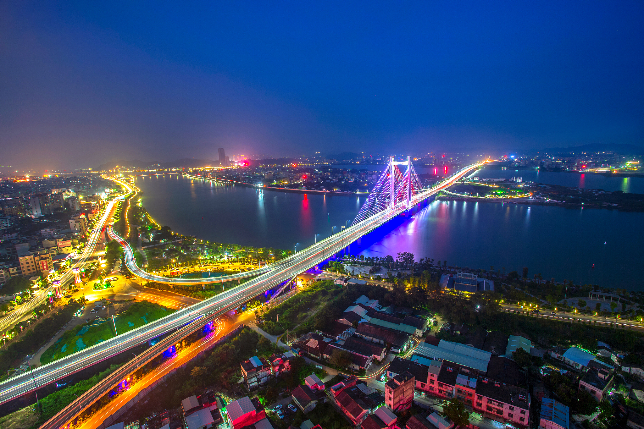 广东省潮州市美丽城市风光
