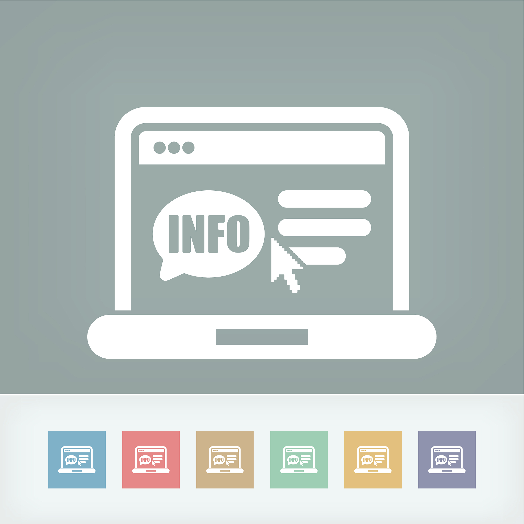 website info icon