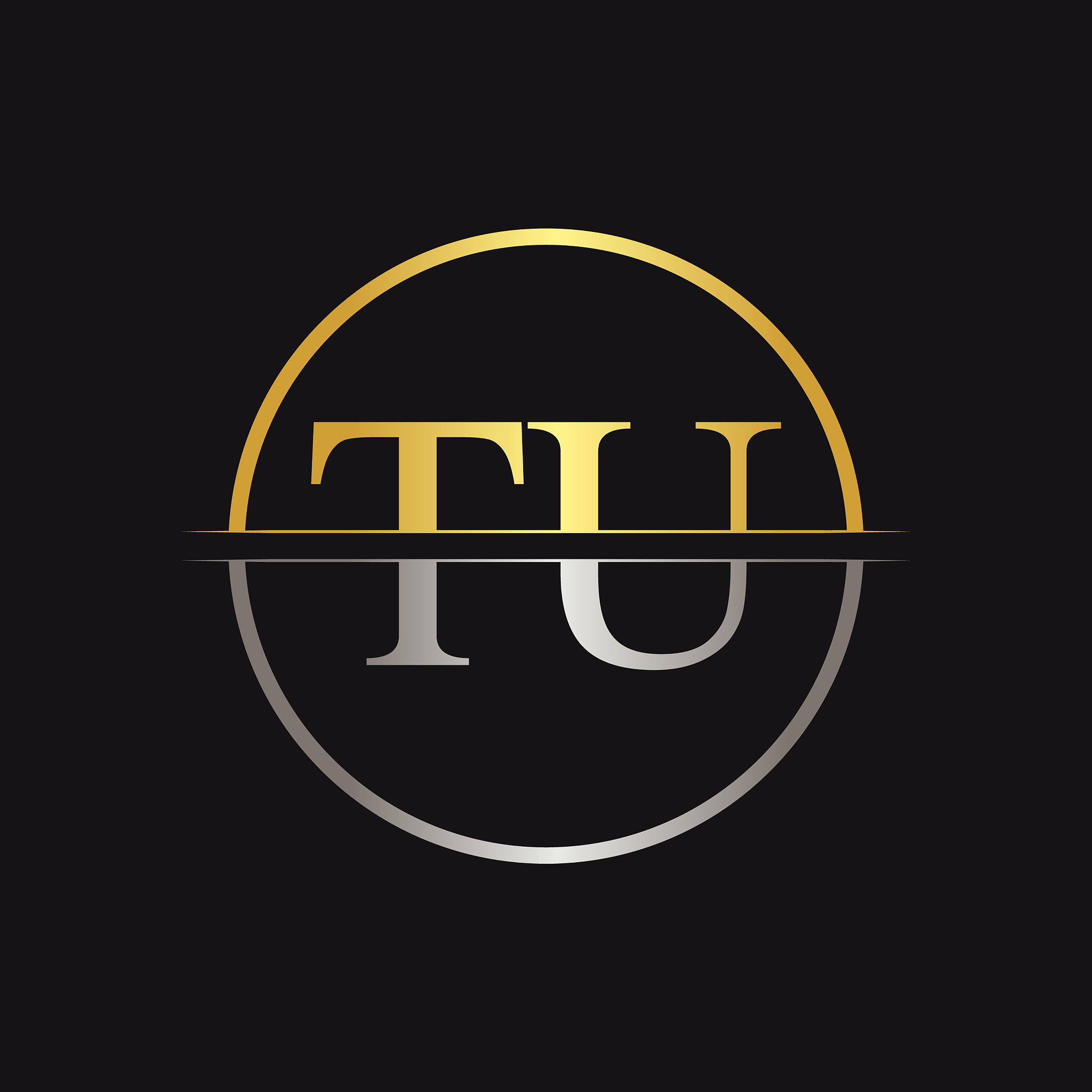 initial letter tu logo design template linked
