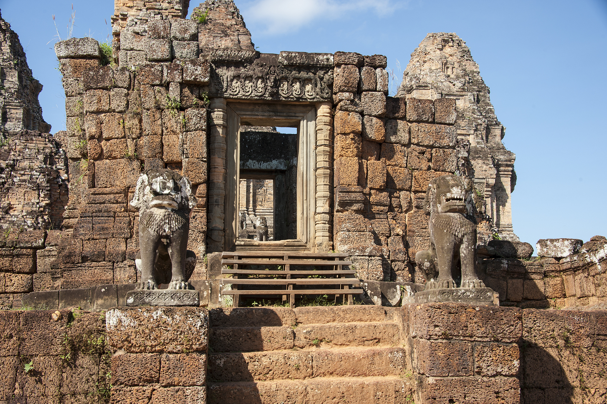 east mebon temple,a part of the angkor archaeological complex.