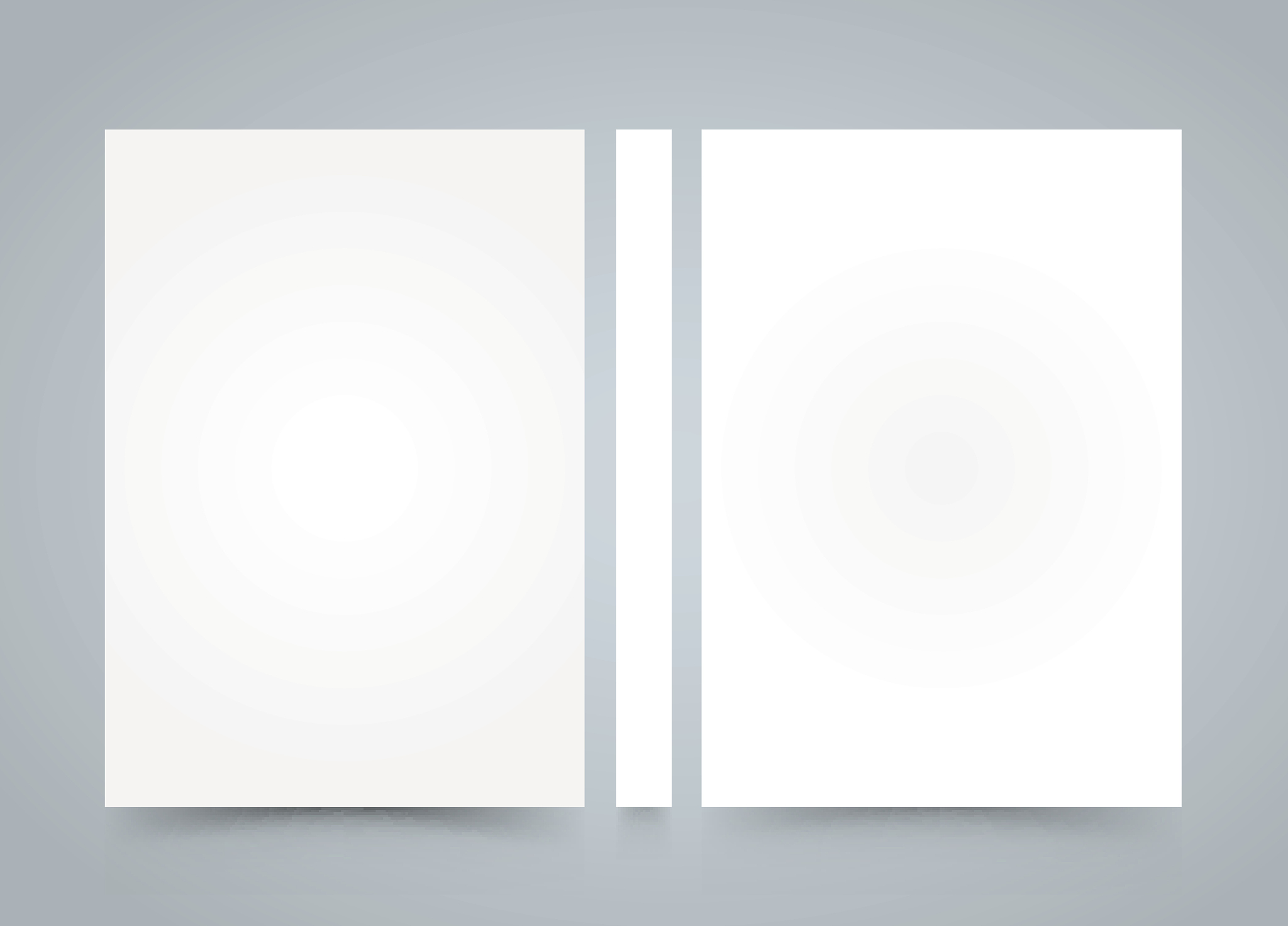 flyer empty banner book. a4 size paper, template design element,