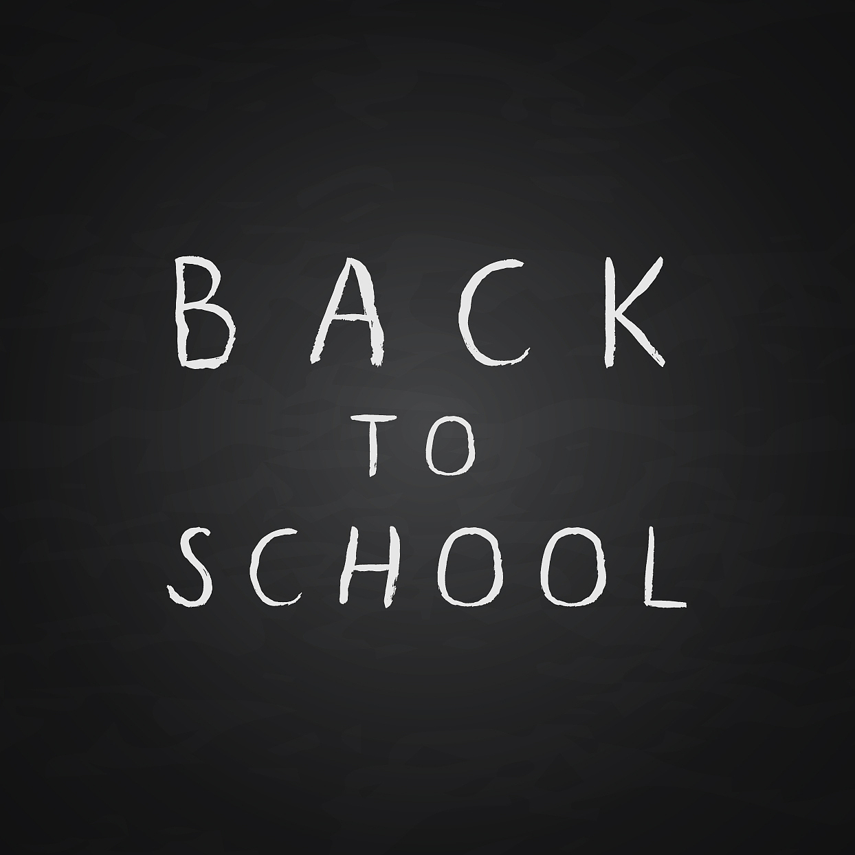 hand drawn lettering back to school on a