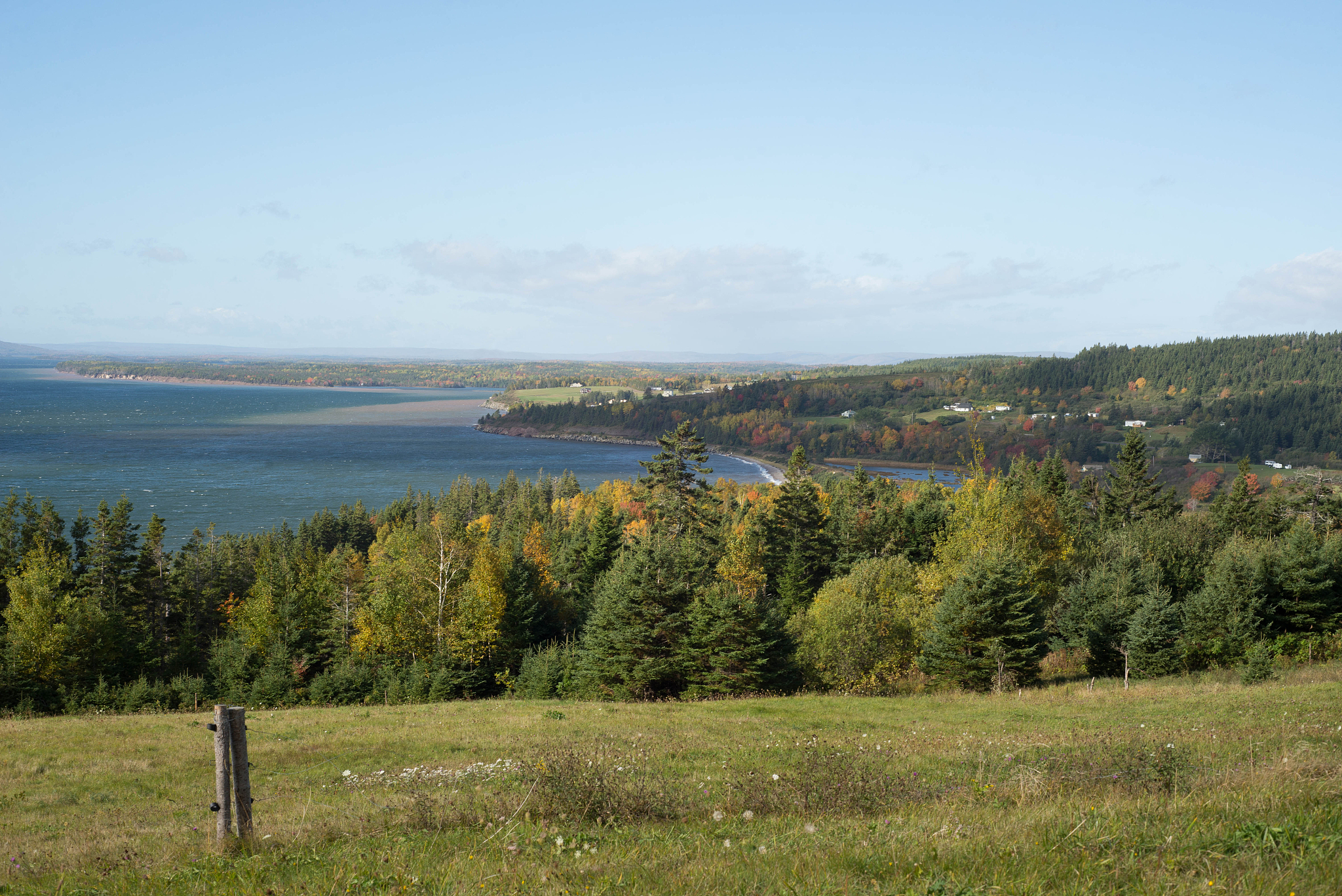 nova scotia landscape and a little bit of sea too