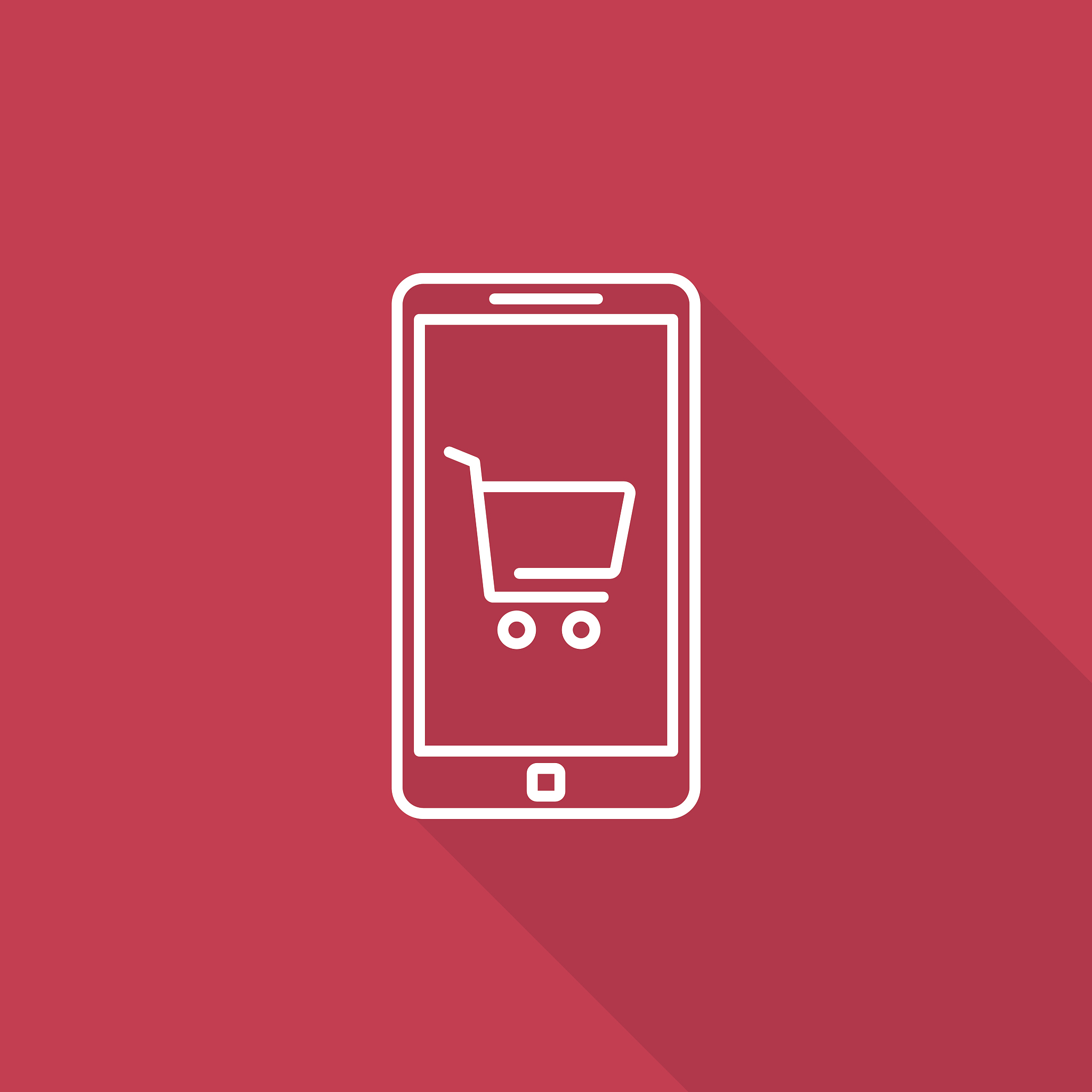 mobile shopping icon