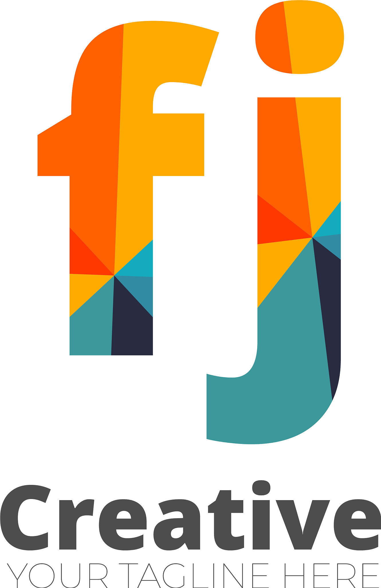 initial lette<strong>r</strong> rounded design logo - elements