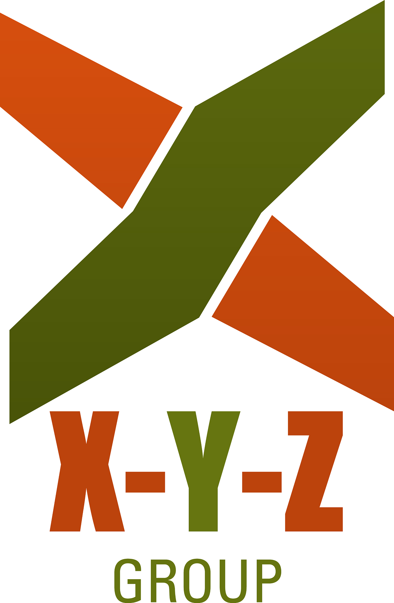 business company letter x y z icon