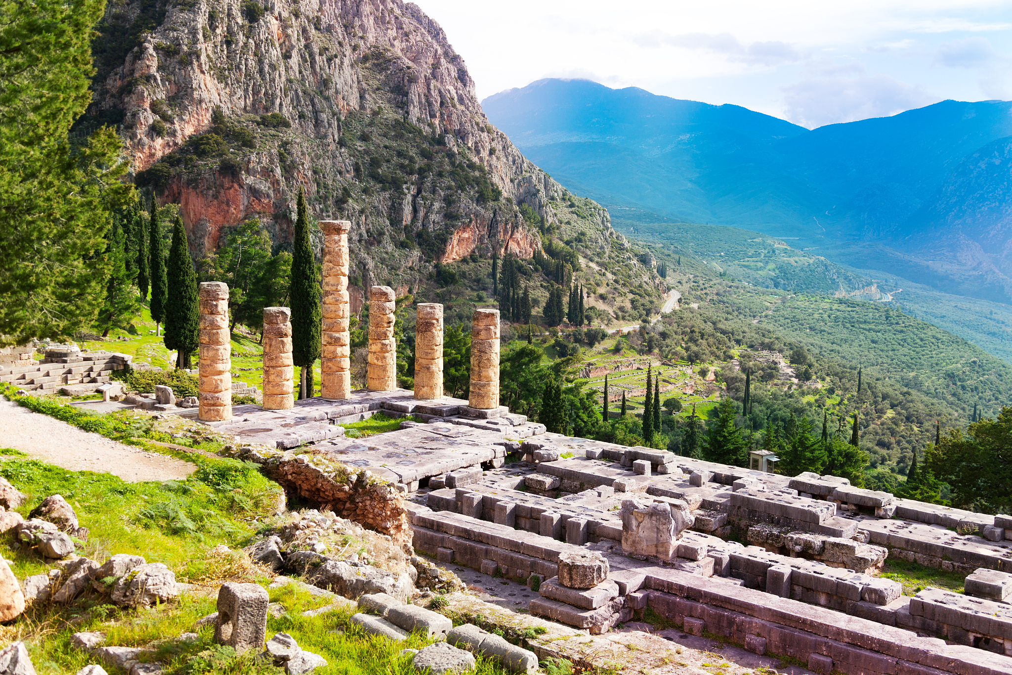 the ruins of apollo temple