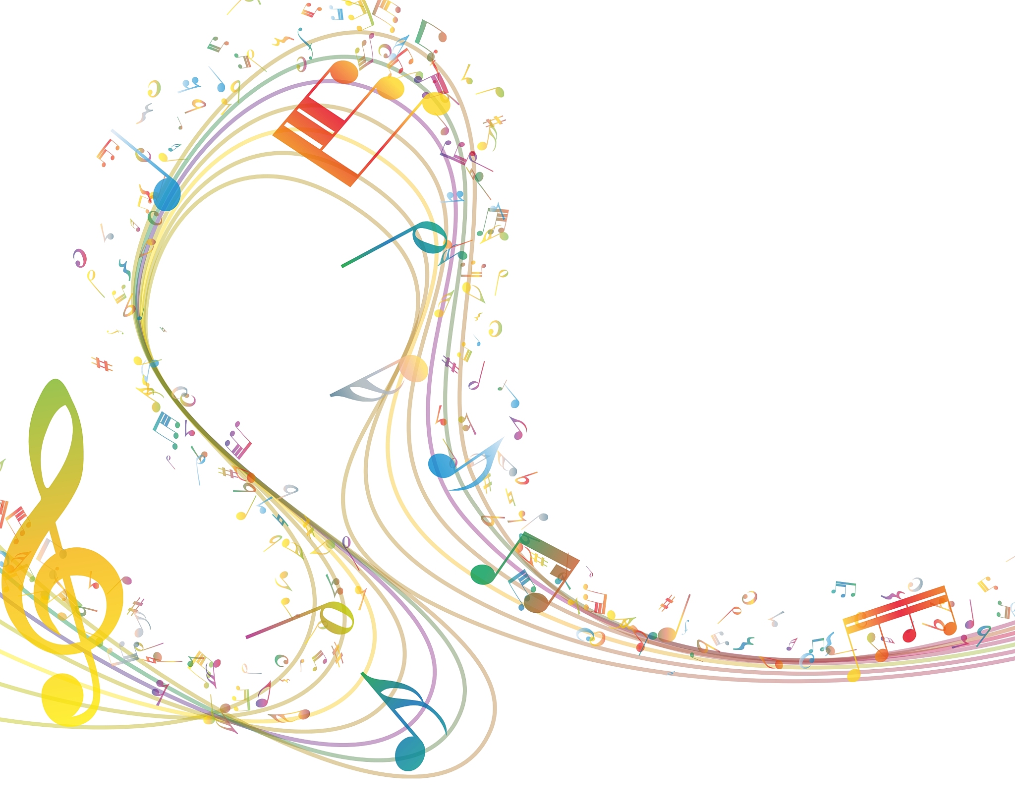 notes music color