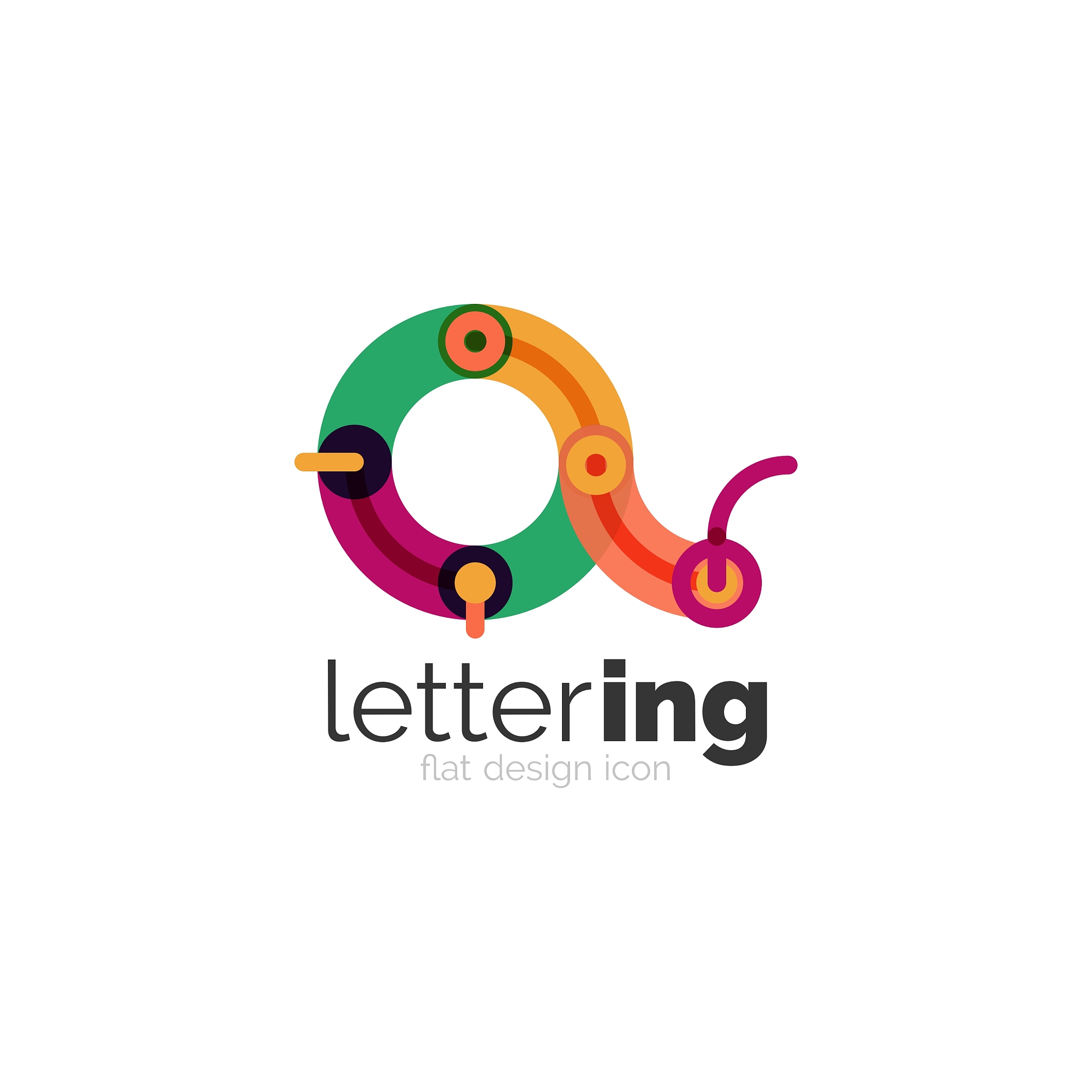 letter logo business icon
