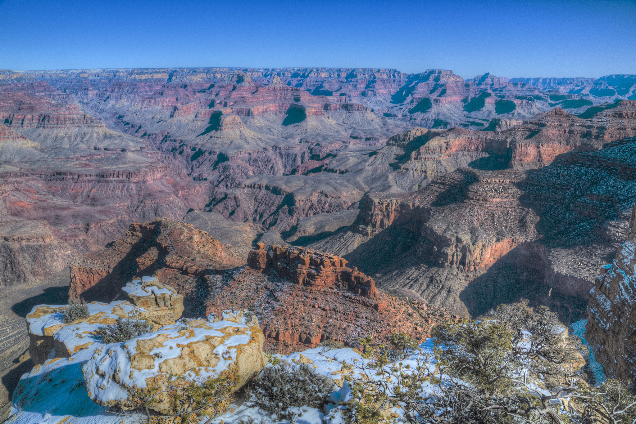 from powell point, south rim, grand canyon national park, unesco