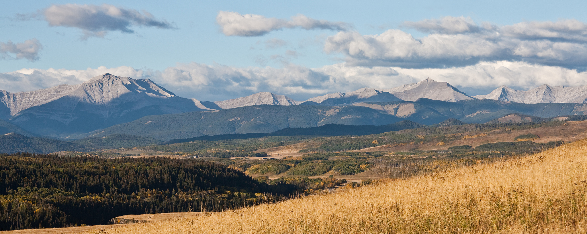 rocky mountains in fall
