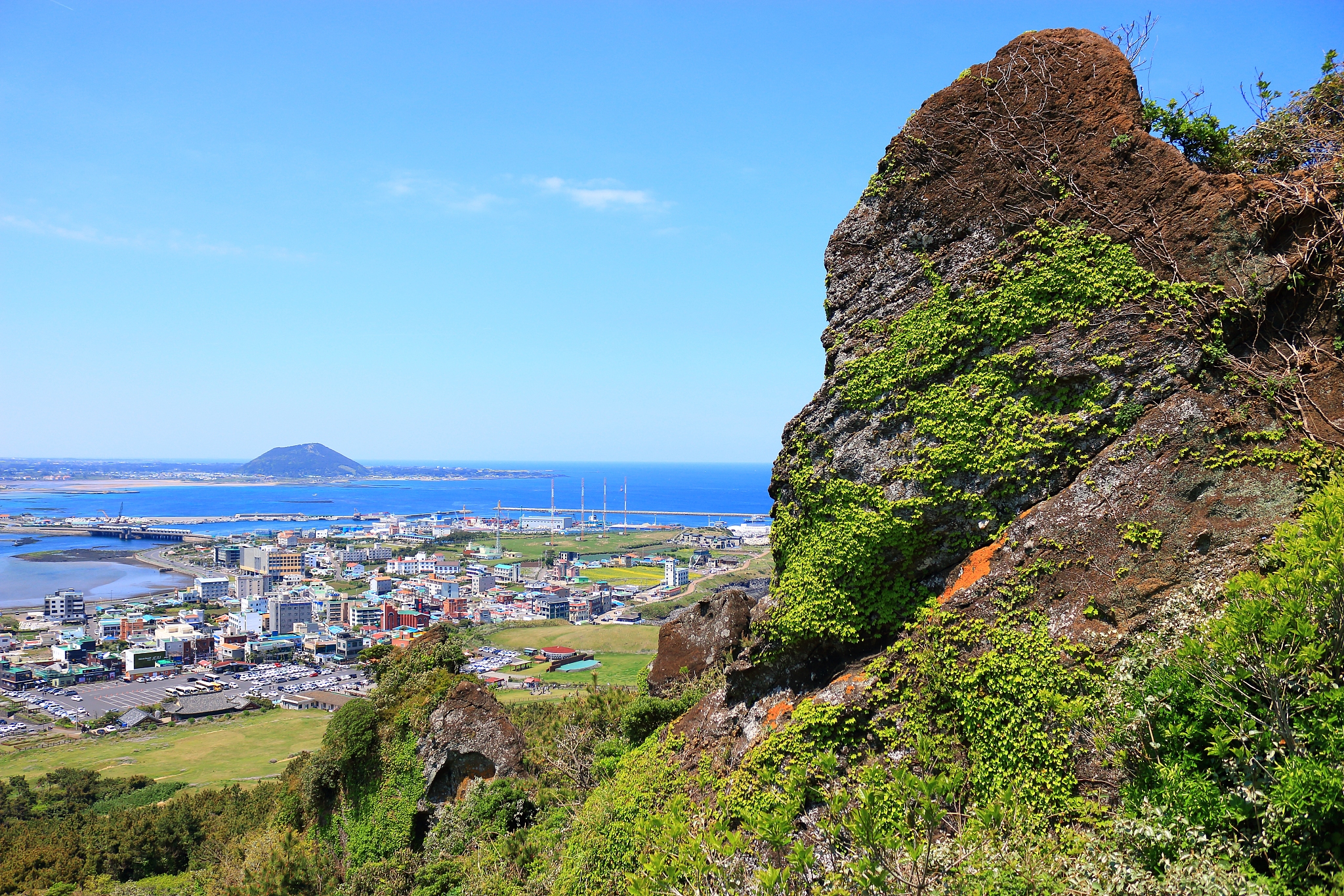 seongsan sunrise peak, unesco world heritage site, sunrise, sunr