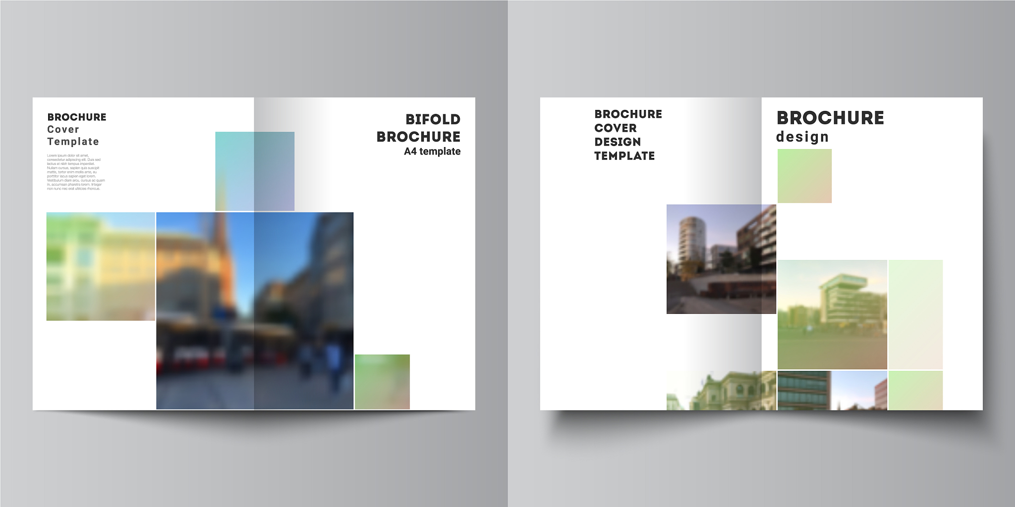 layout two a4 cover mockups design
