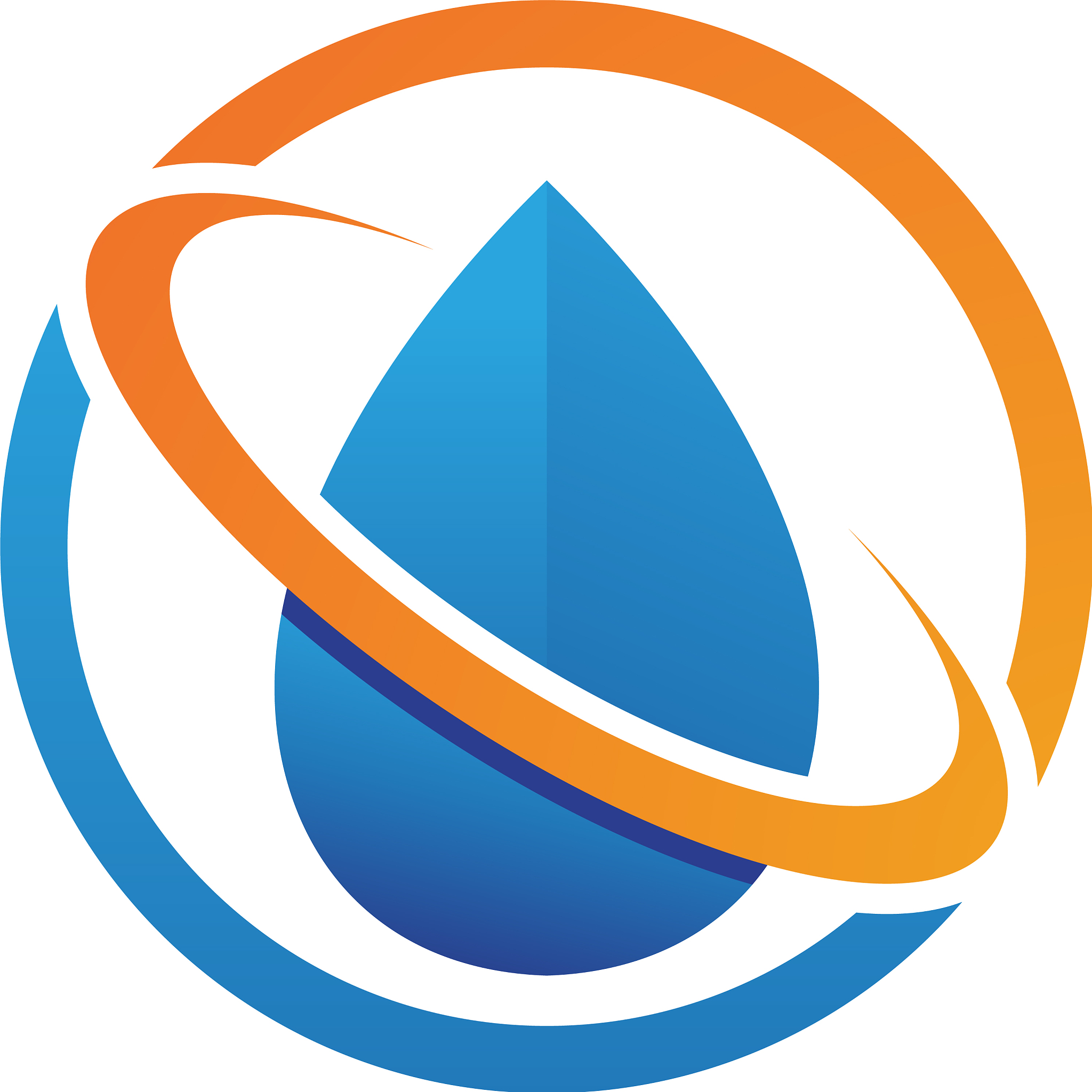 water drop logo template design