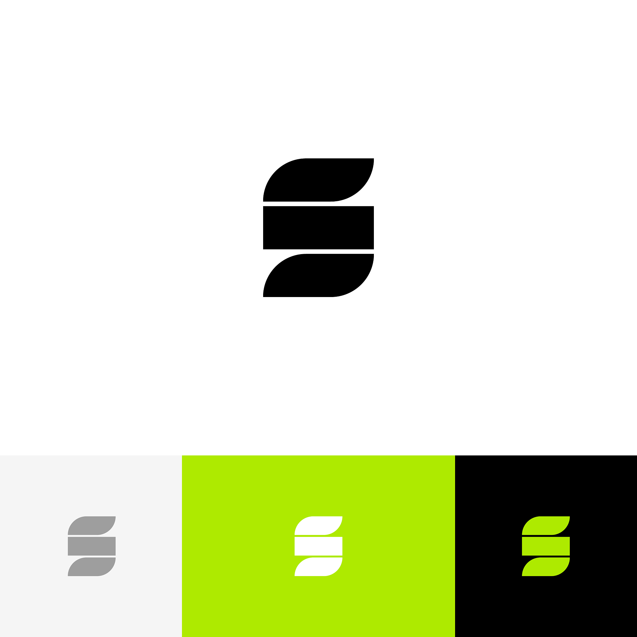 s logo logotype icon from letters s