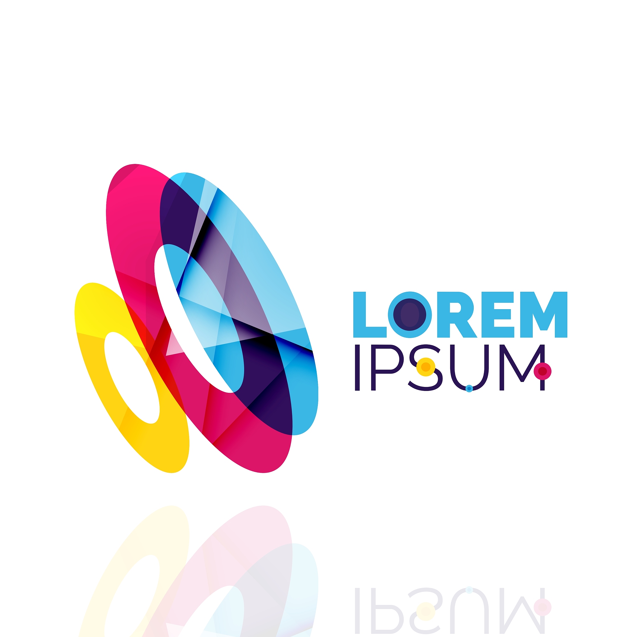logo abstract geometric business icon