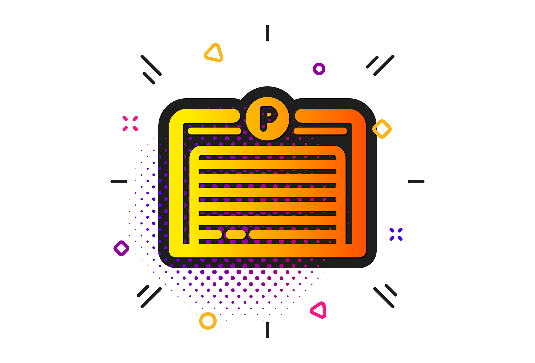 parking garage icon auto park sign
