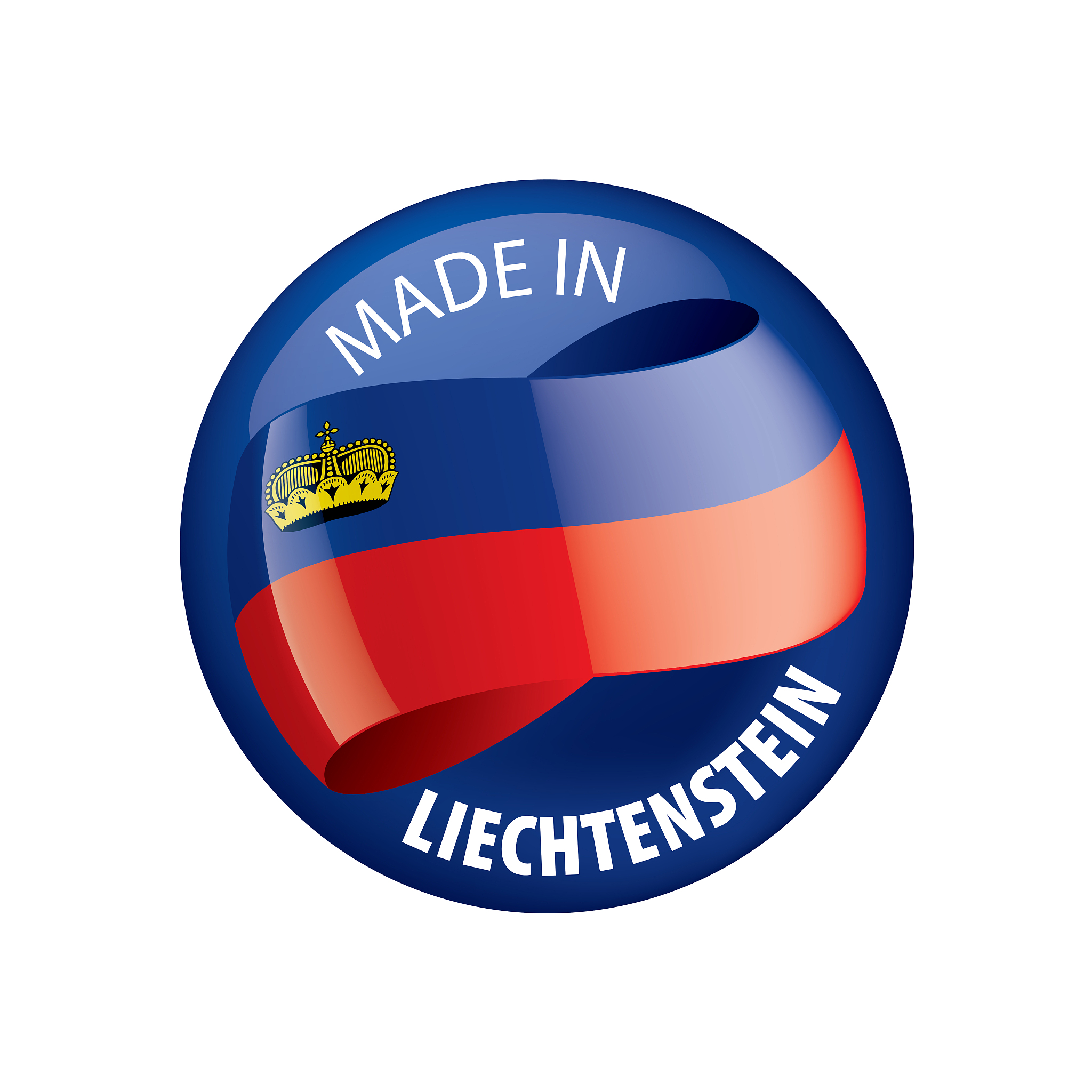 liechtenstein fl<strong>a</strong>g, vector illustration on a white background.