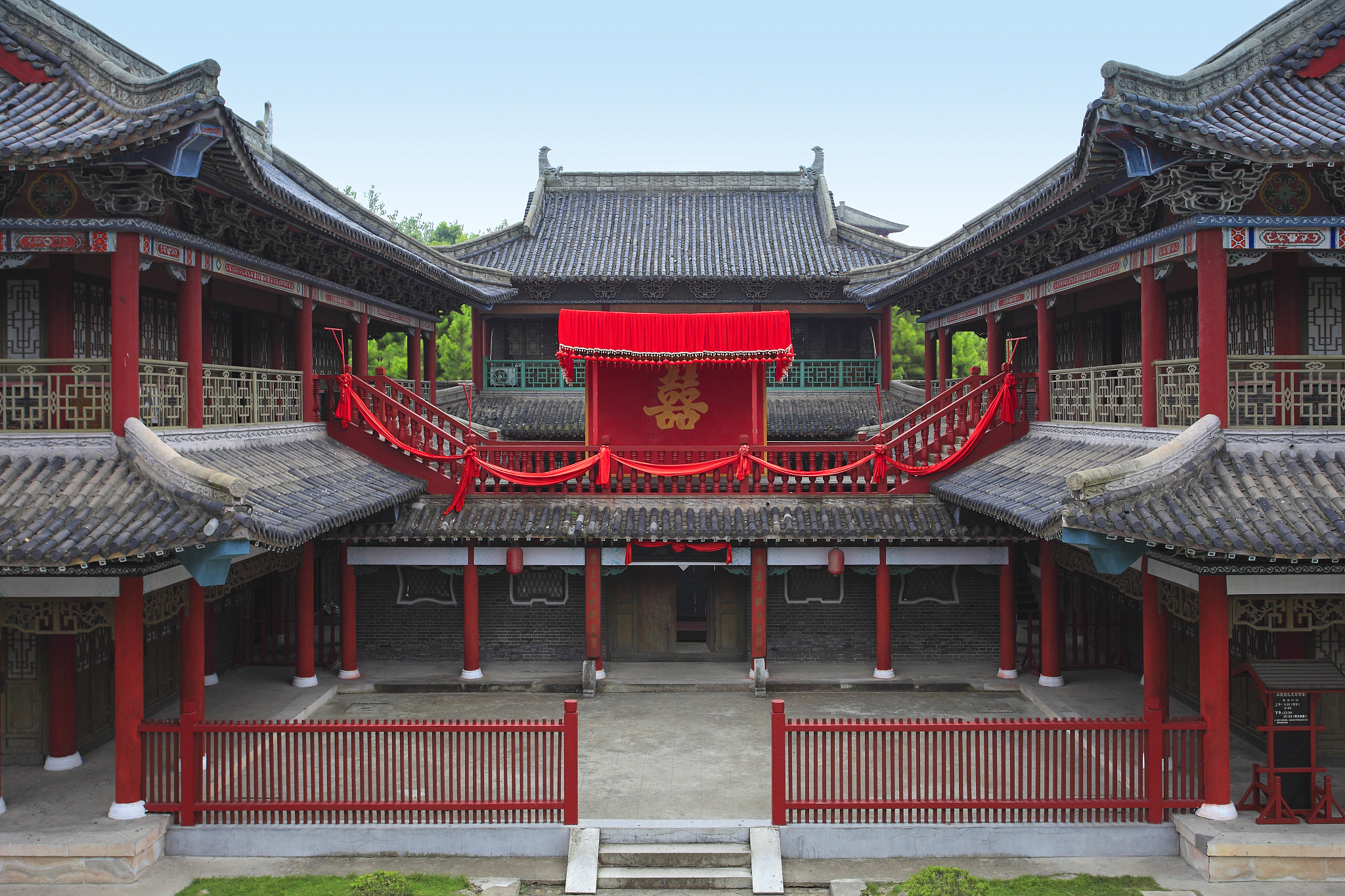浙江横店宋代仿古建筑
