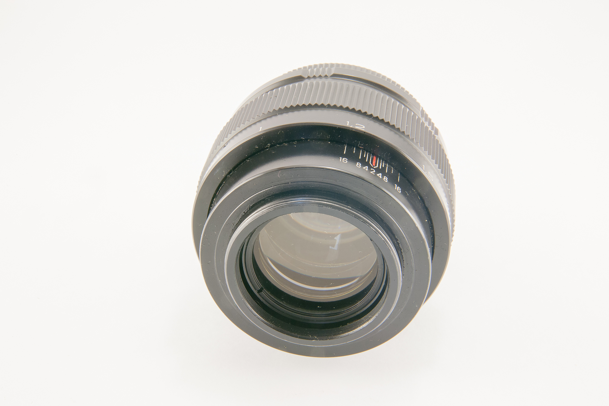 camera lens isolated on white background