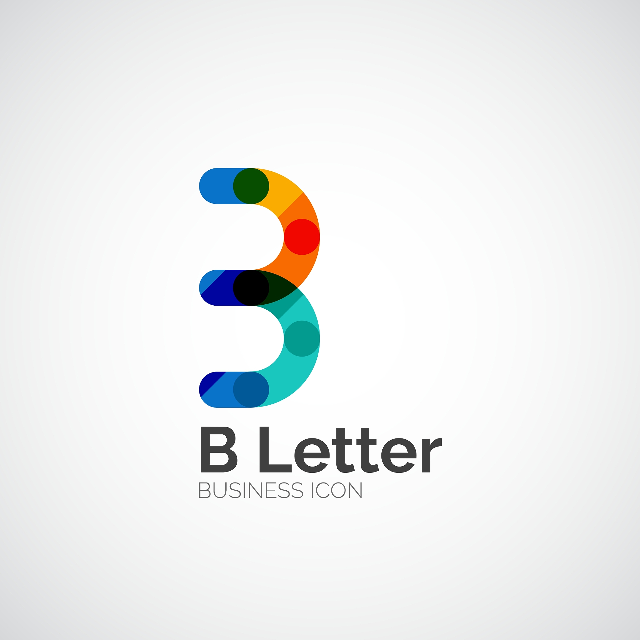 b letter logo minimal line design