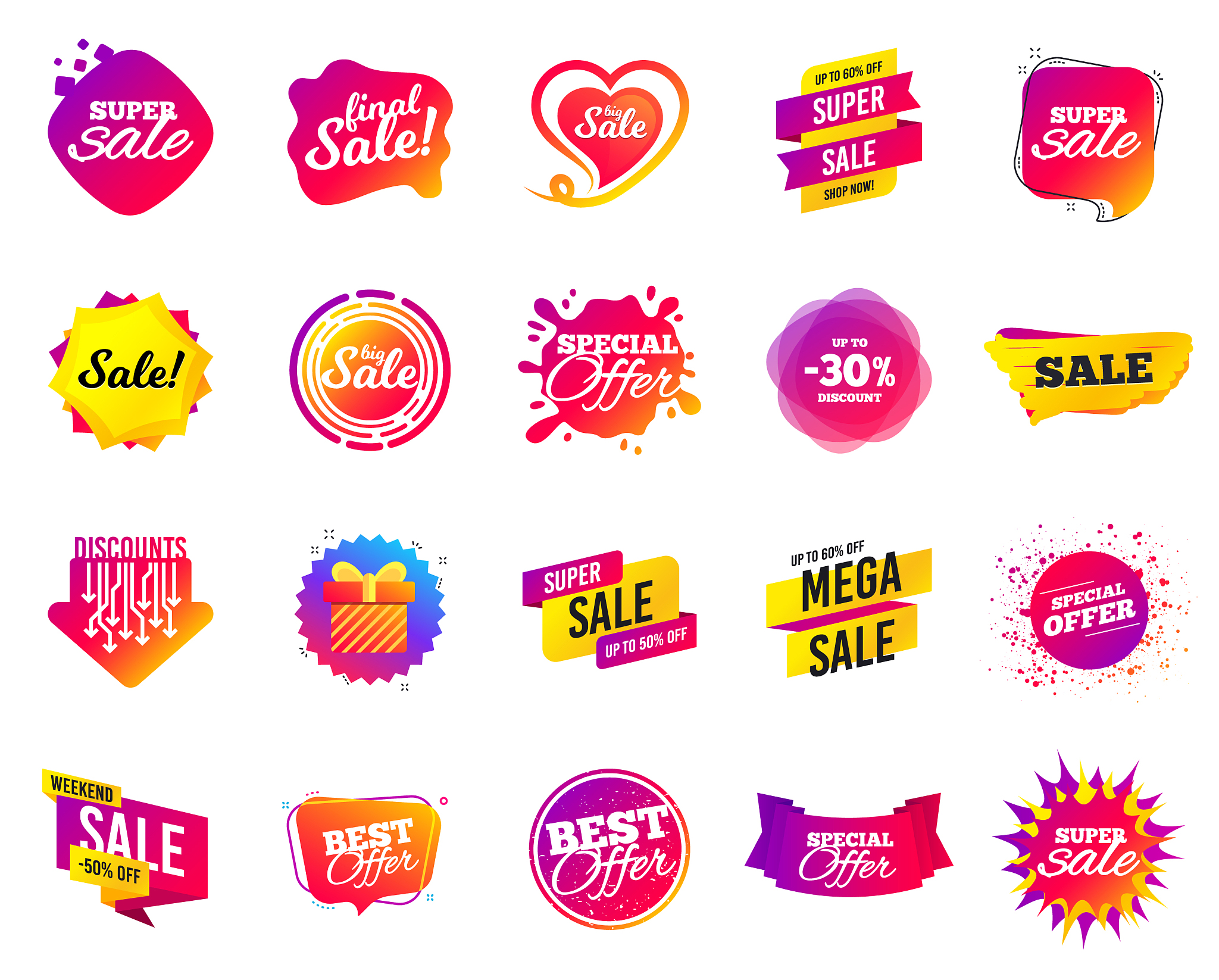 sale banner special offer template tags cyber