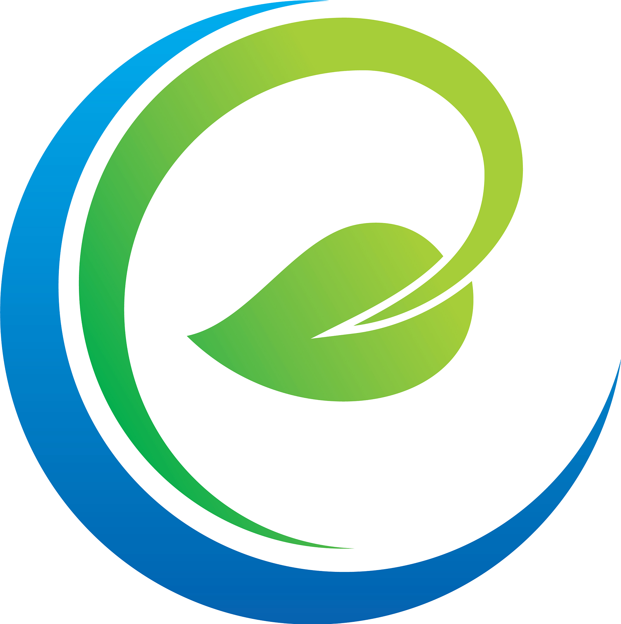 ecology organic green leaf logo