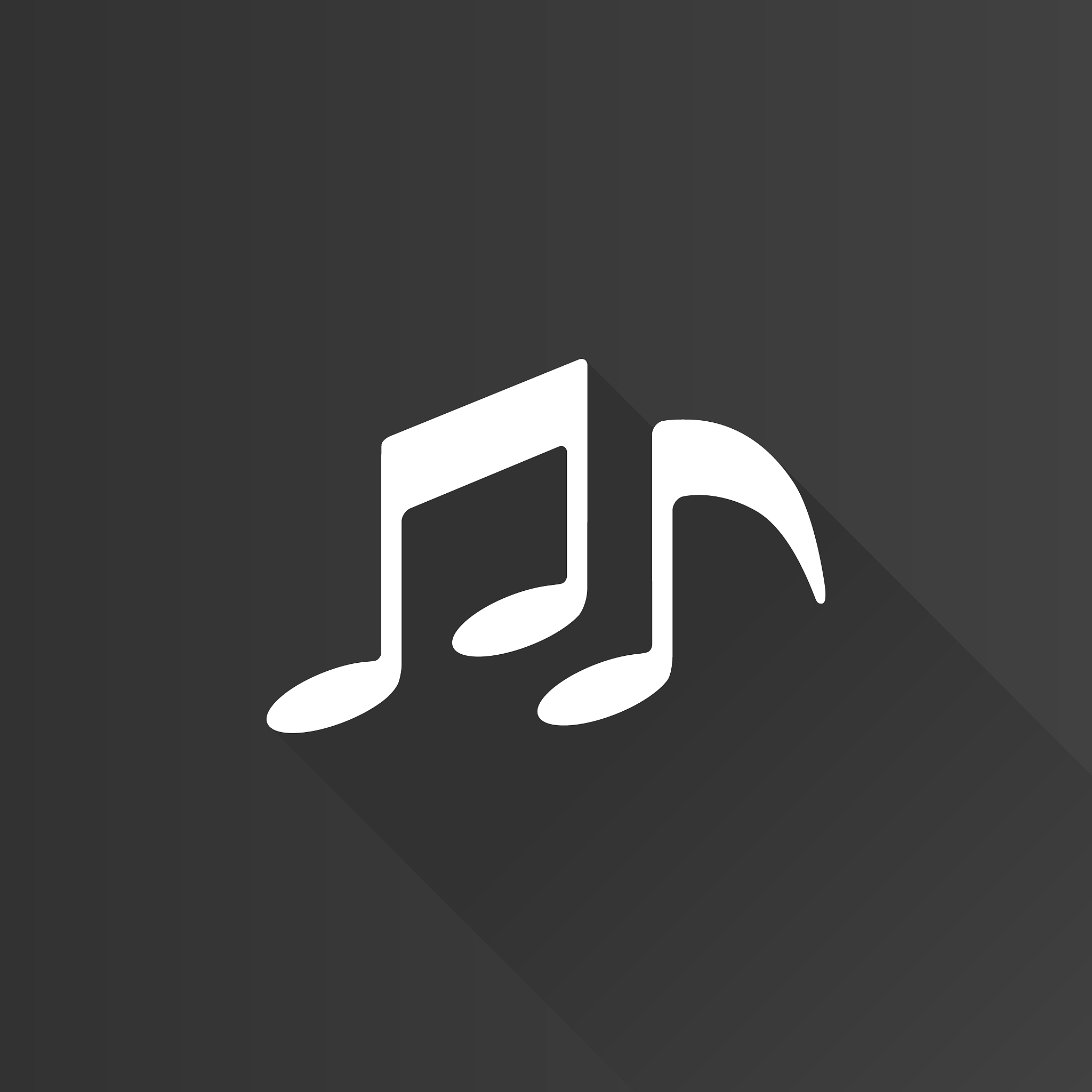 metro icon - music notes
