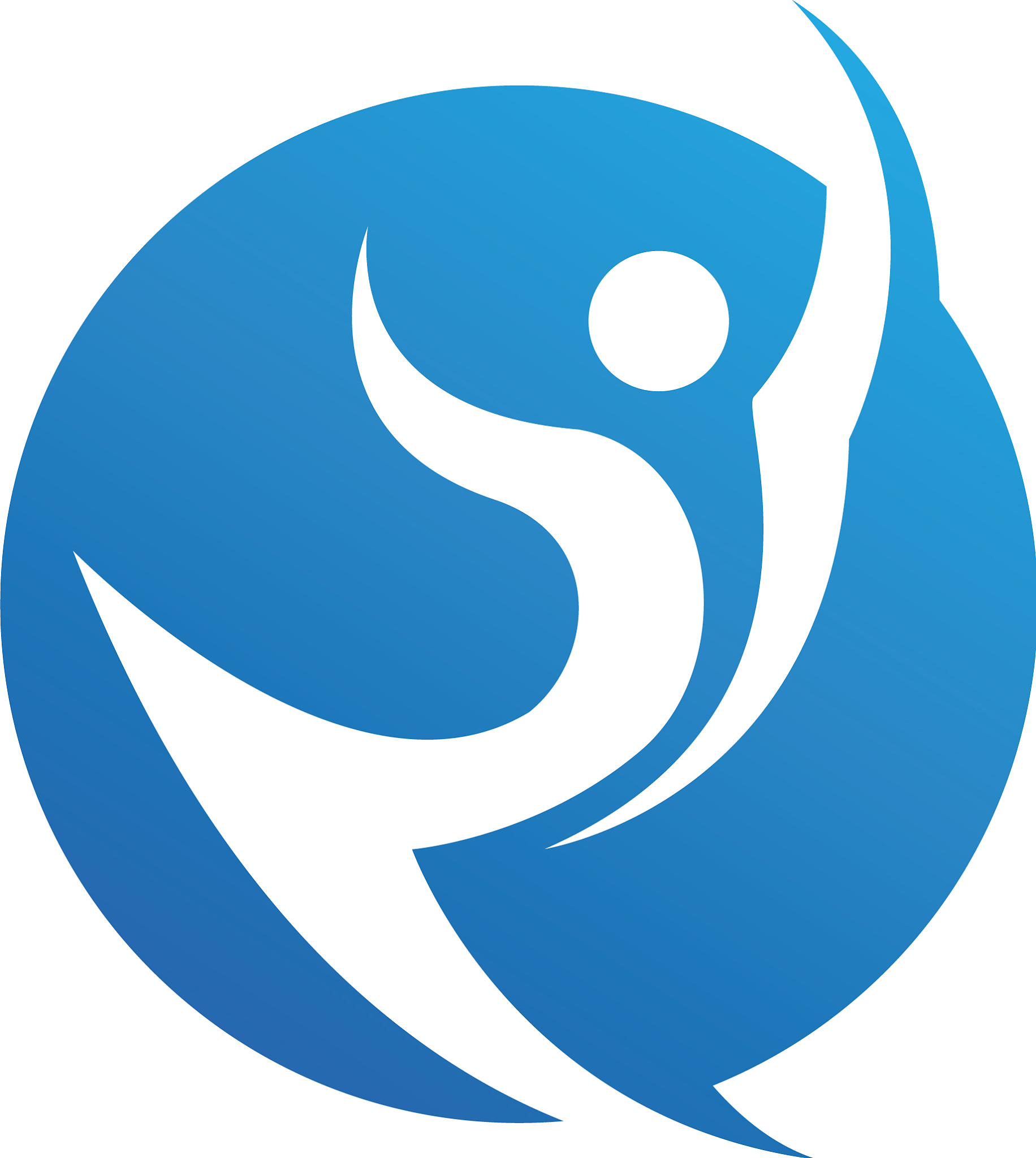 human character logo sign health care logo sign