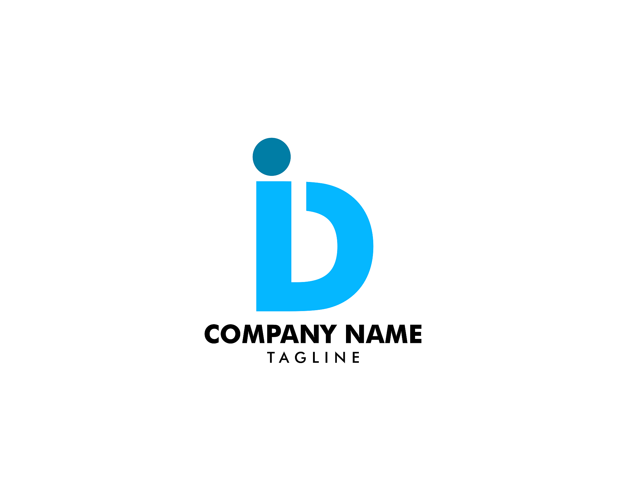 initial letter di   design template