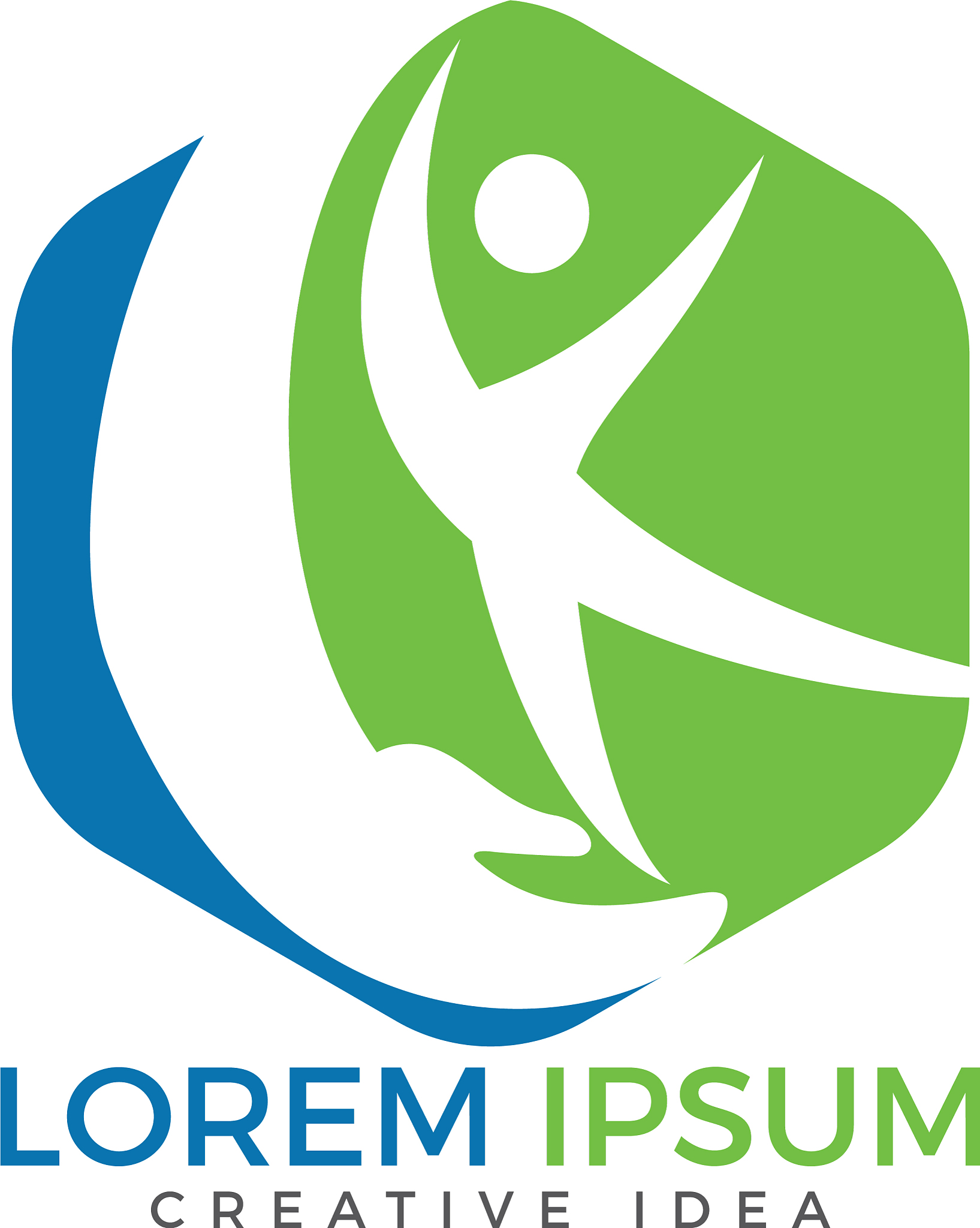 human health and support logo design