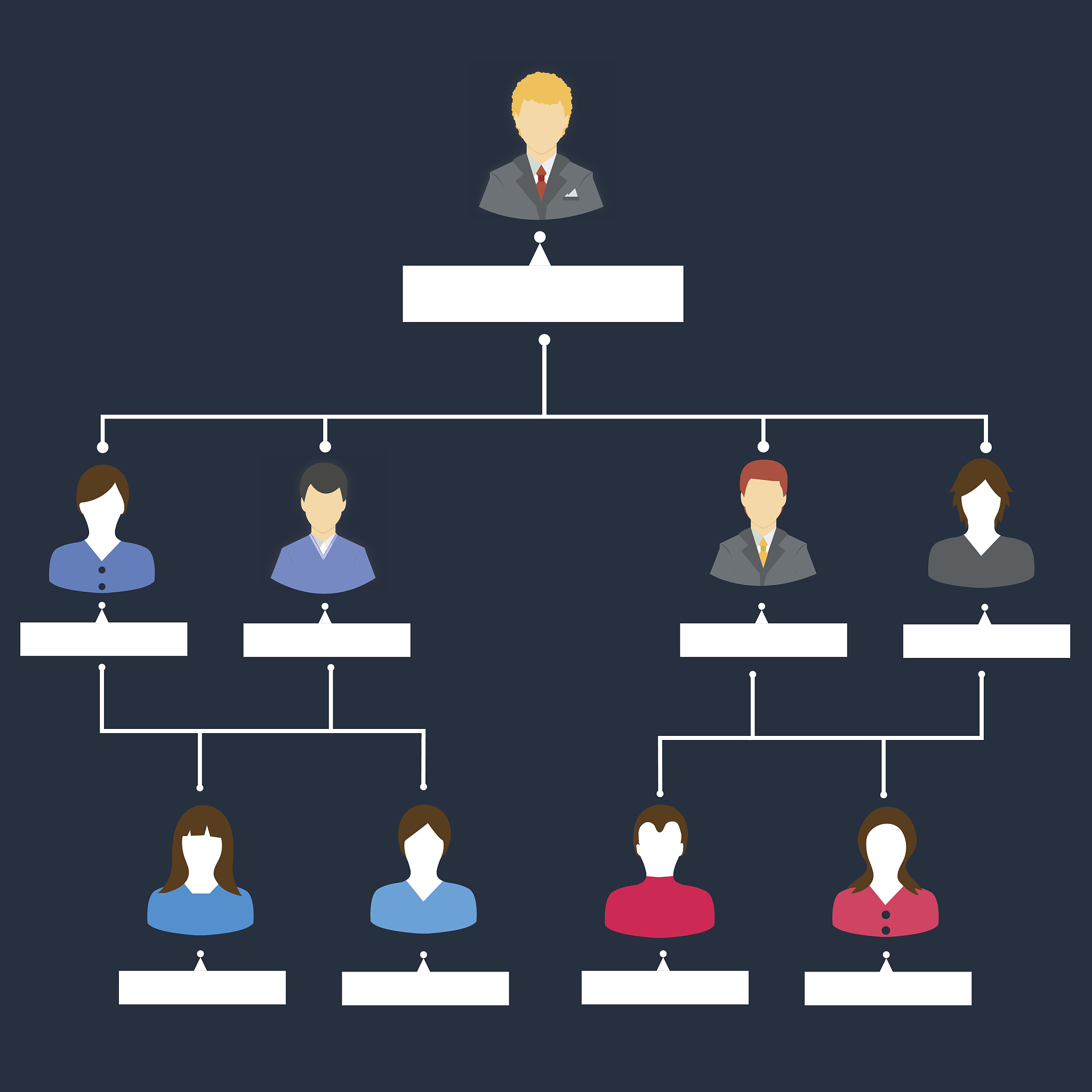 20 人团队组织结构图设计：各部门职责与人员配置