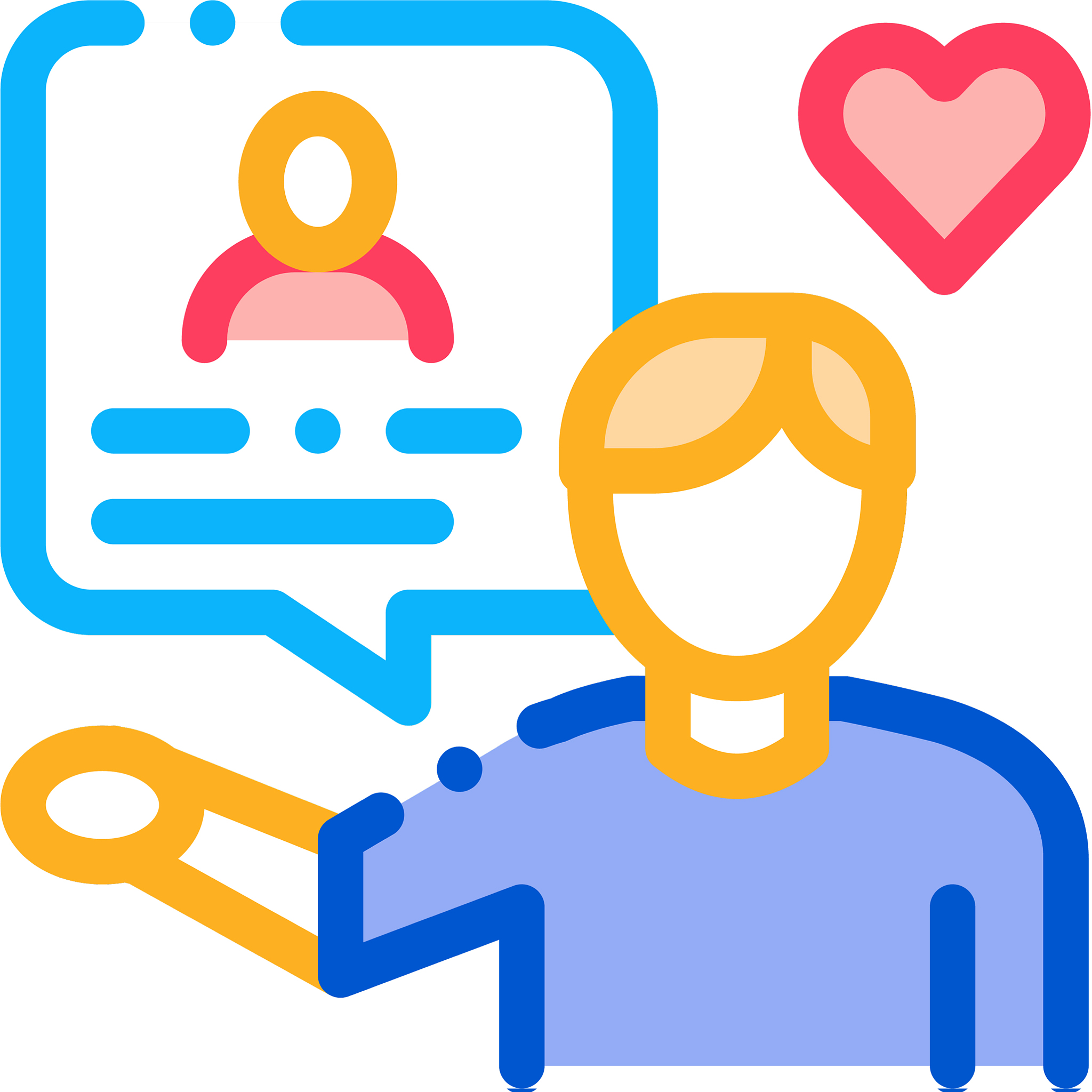 conversation about loved one icon outline
