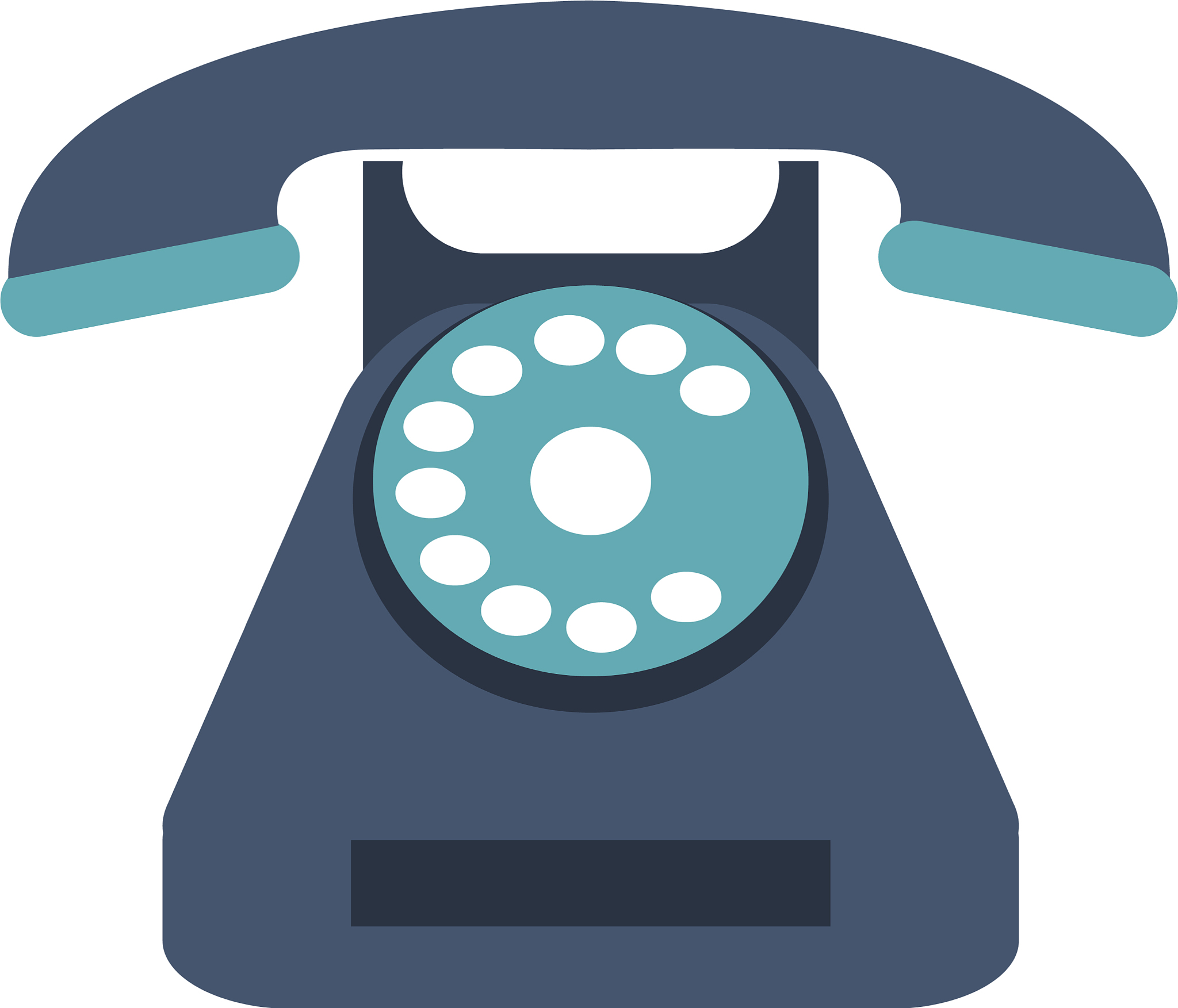 vintage telephone symbol