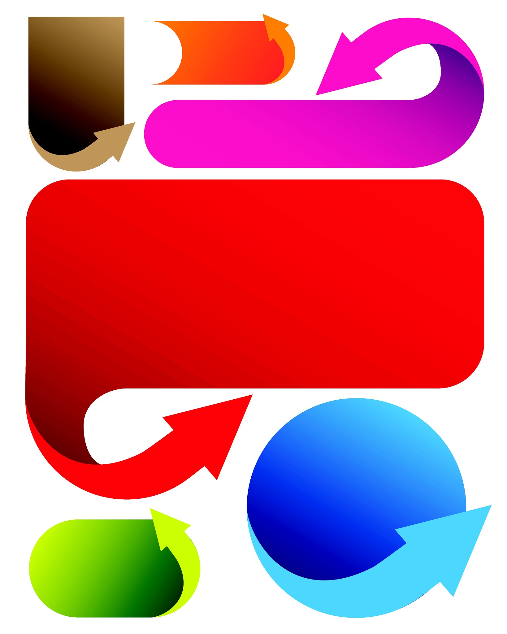 abstract banners
