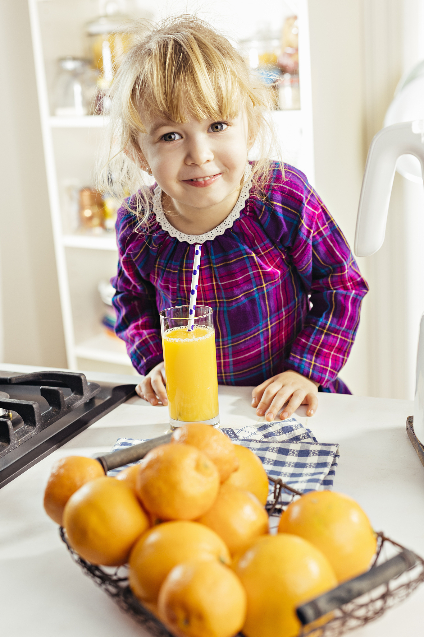 homemade orange juice