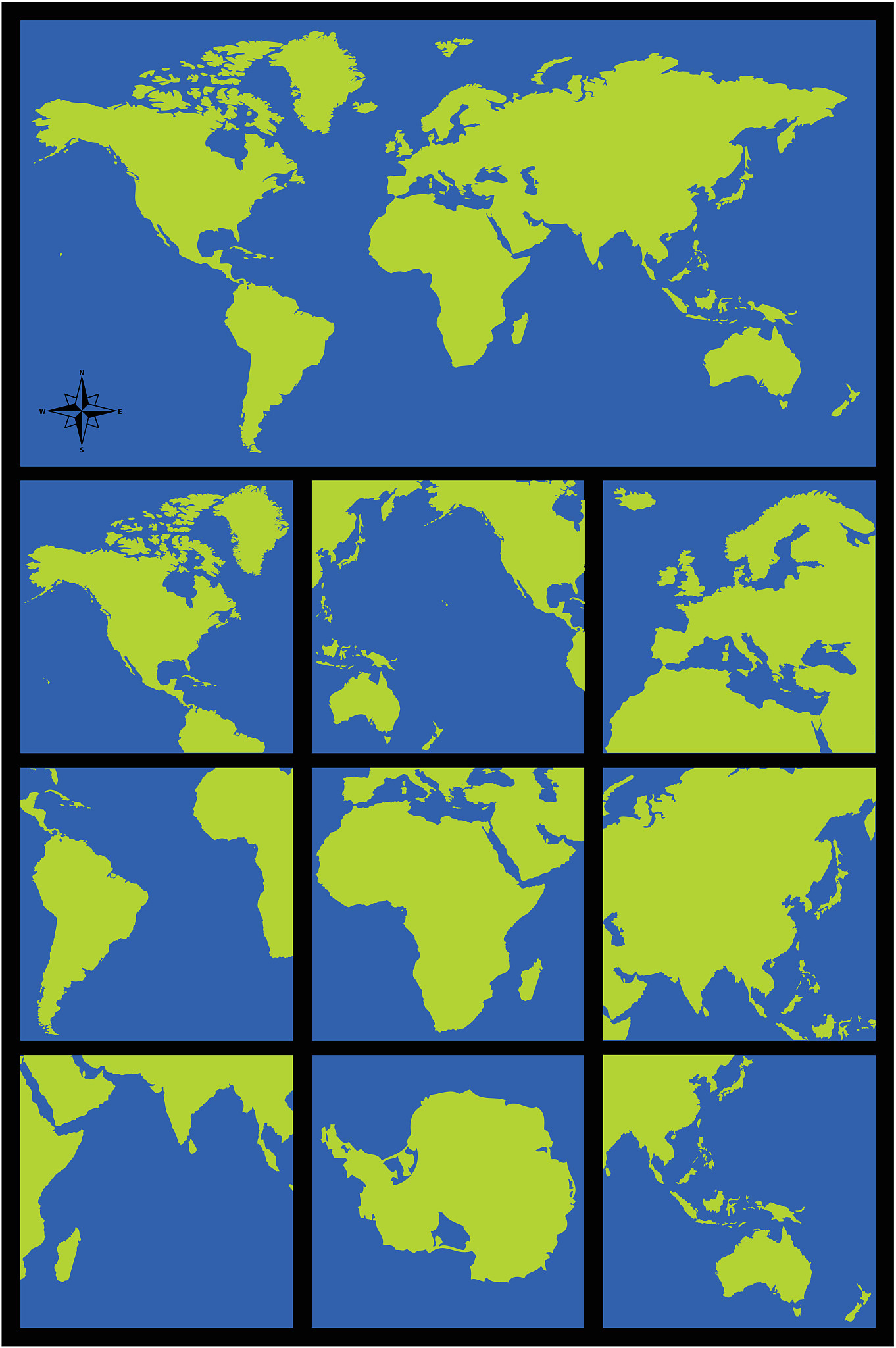 world map