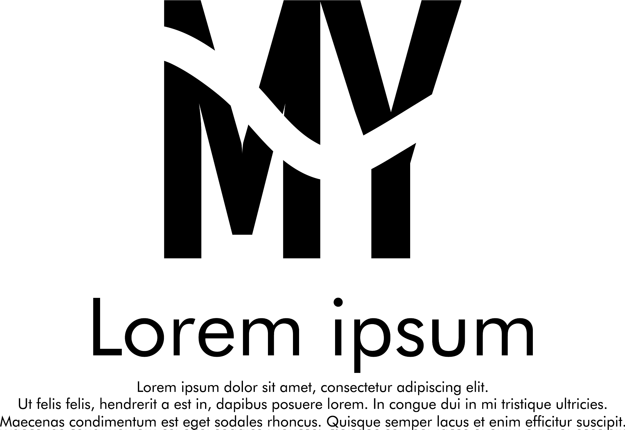 m y my initial abstract logo concept