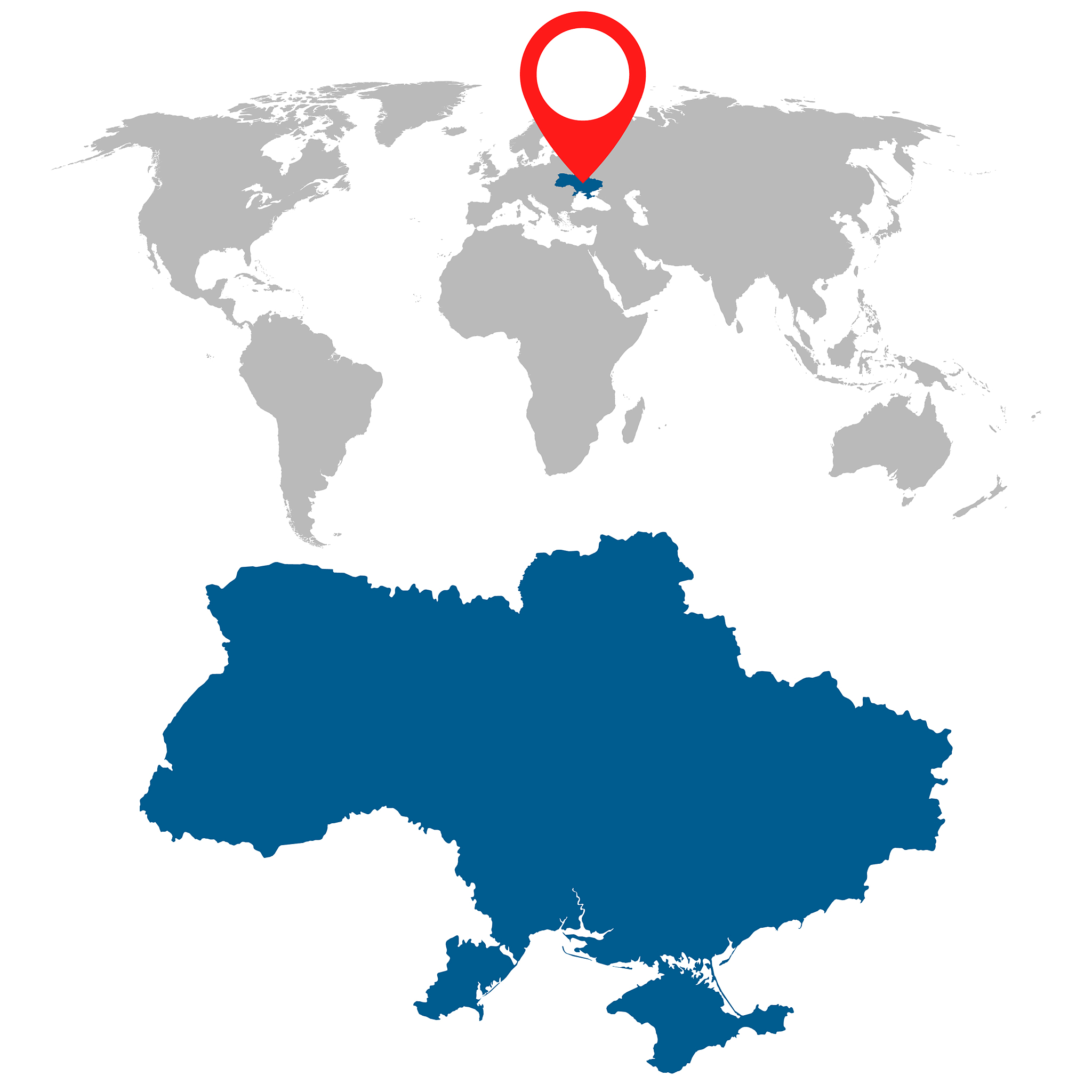 detailed map of ukraine and world map navigation