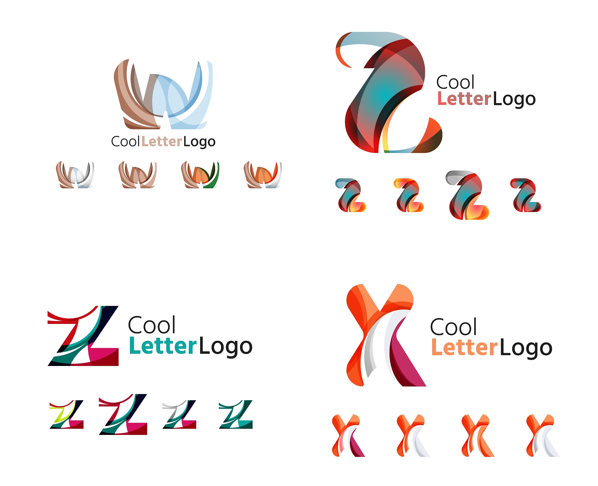 letter business emblem collection