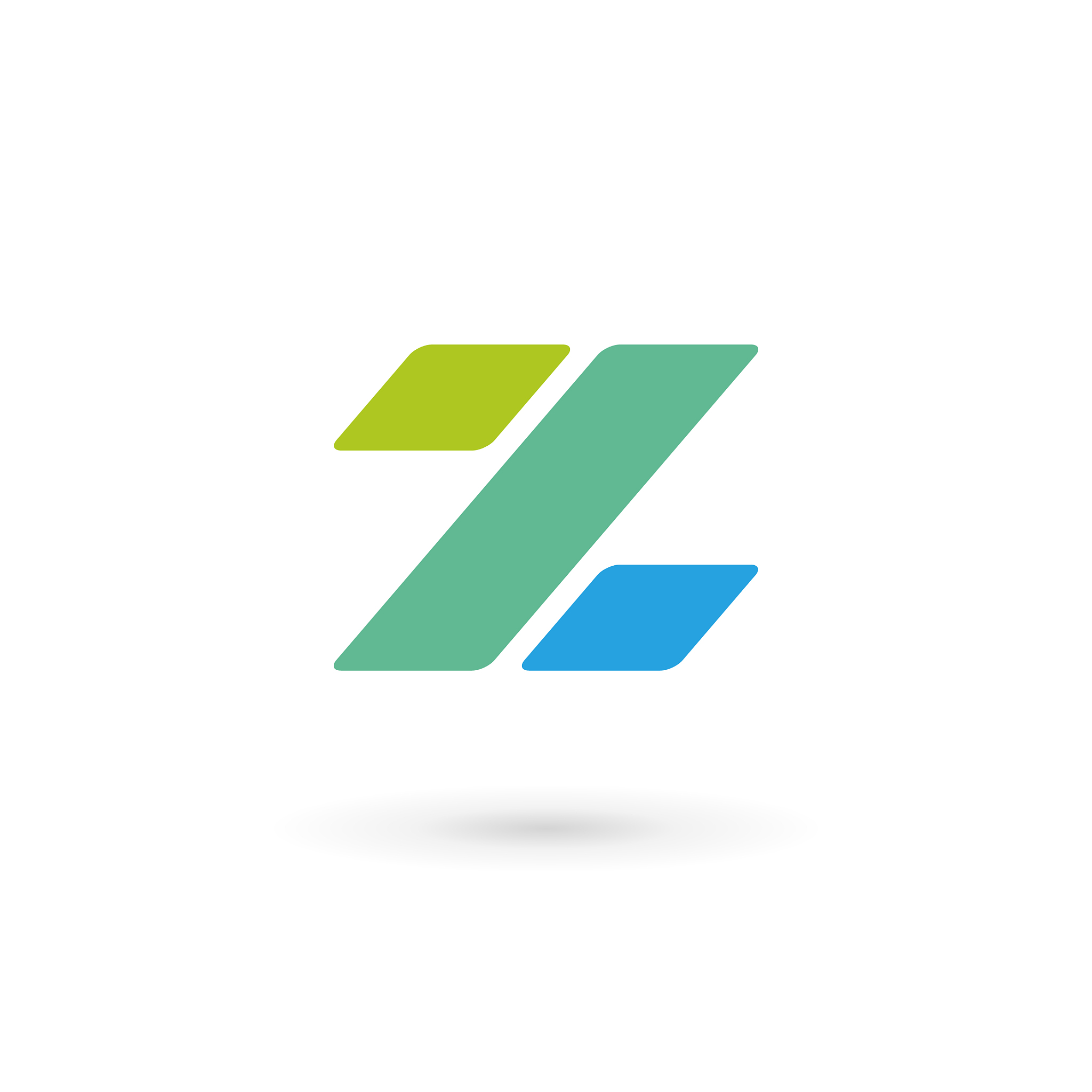 letter z percent logo icon design template