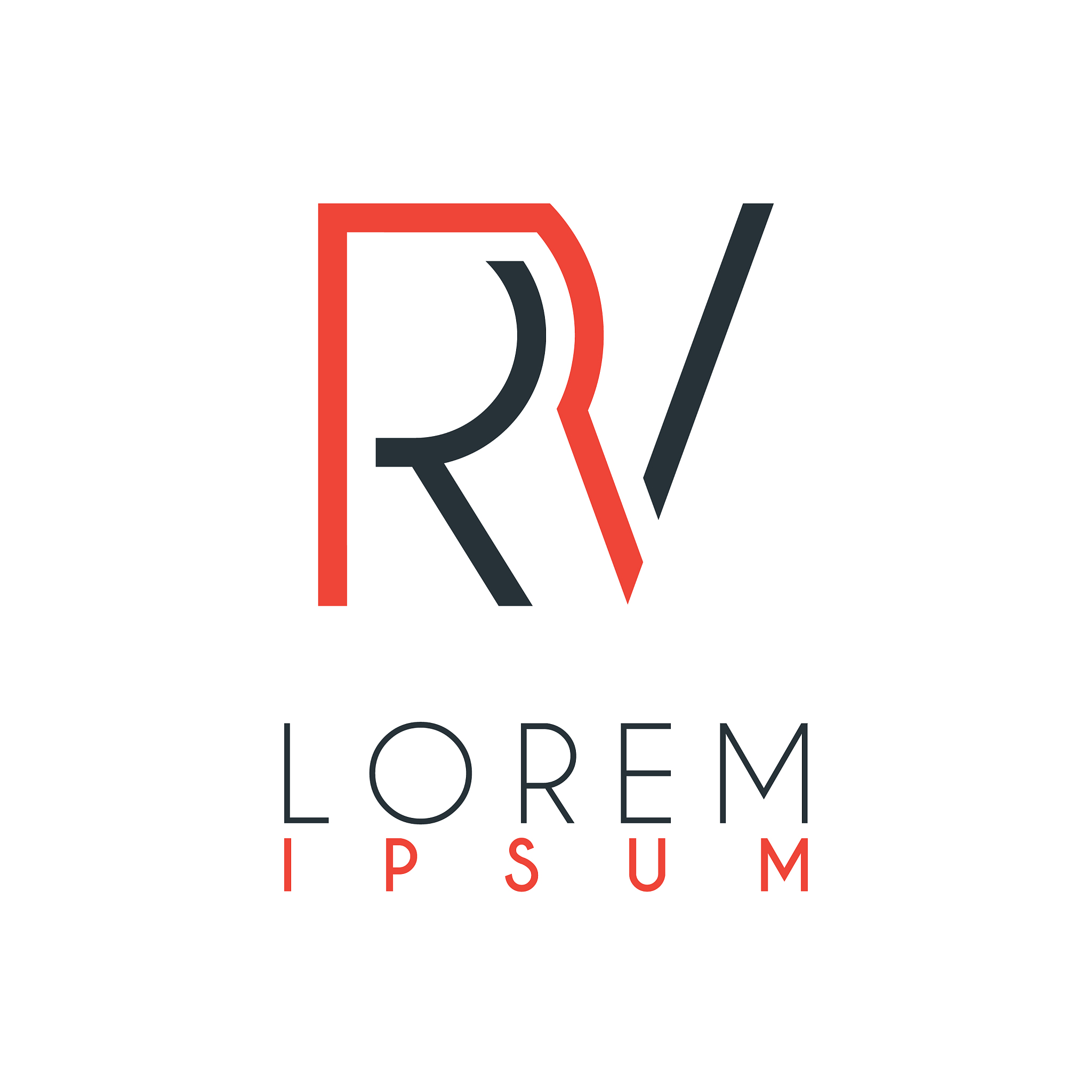 the logo between letter r and letter v or rv