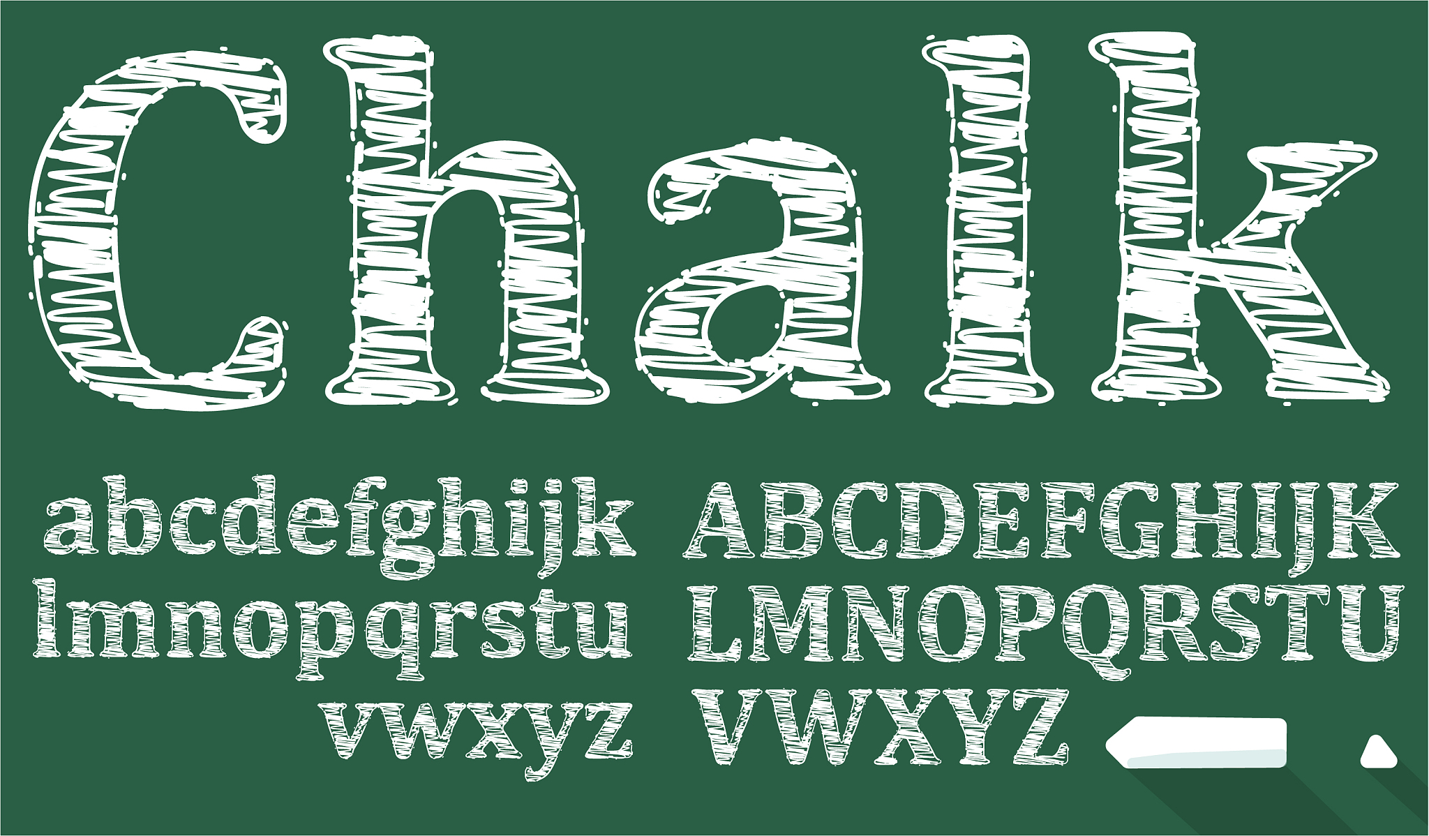 chalk sketched font