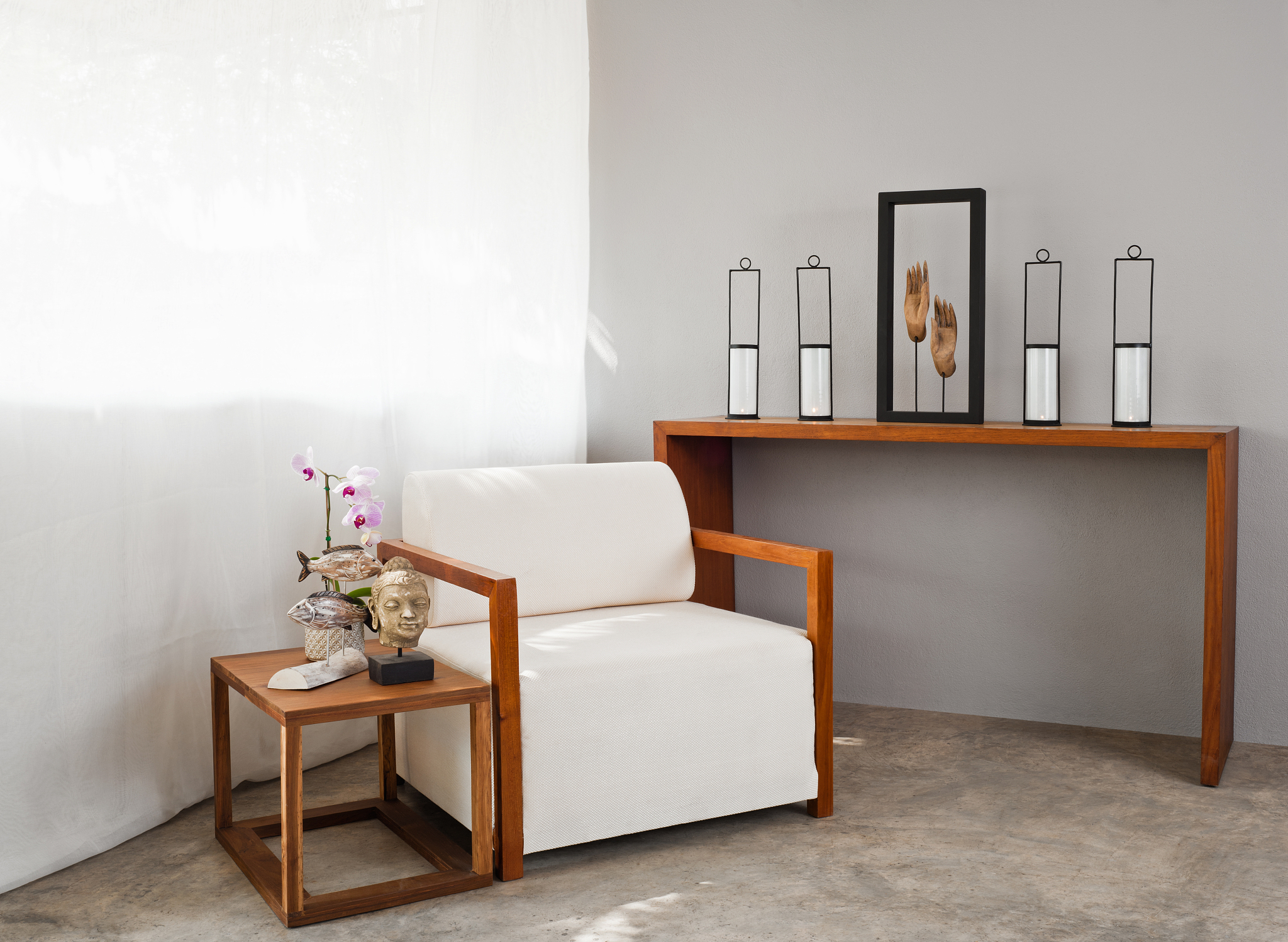 white comfortable sofa seat