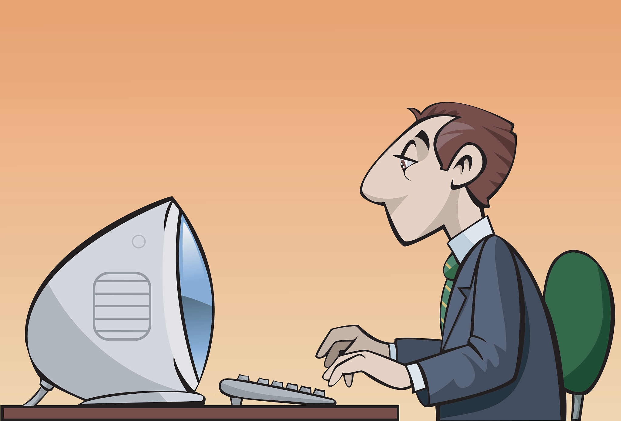 employee working